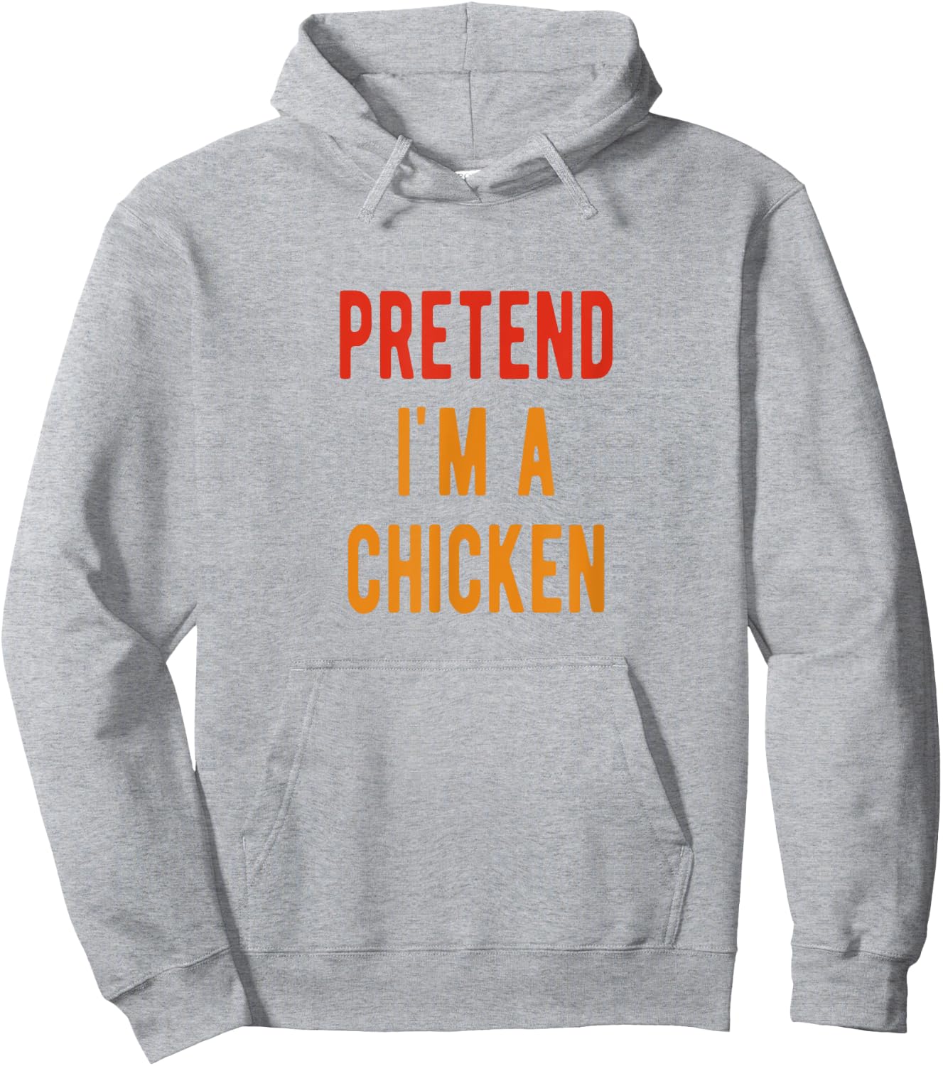 Chicken Costume Pretend i am a Chicken Halloween Hoodie - Hoodie | Ash