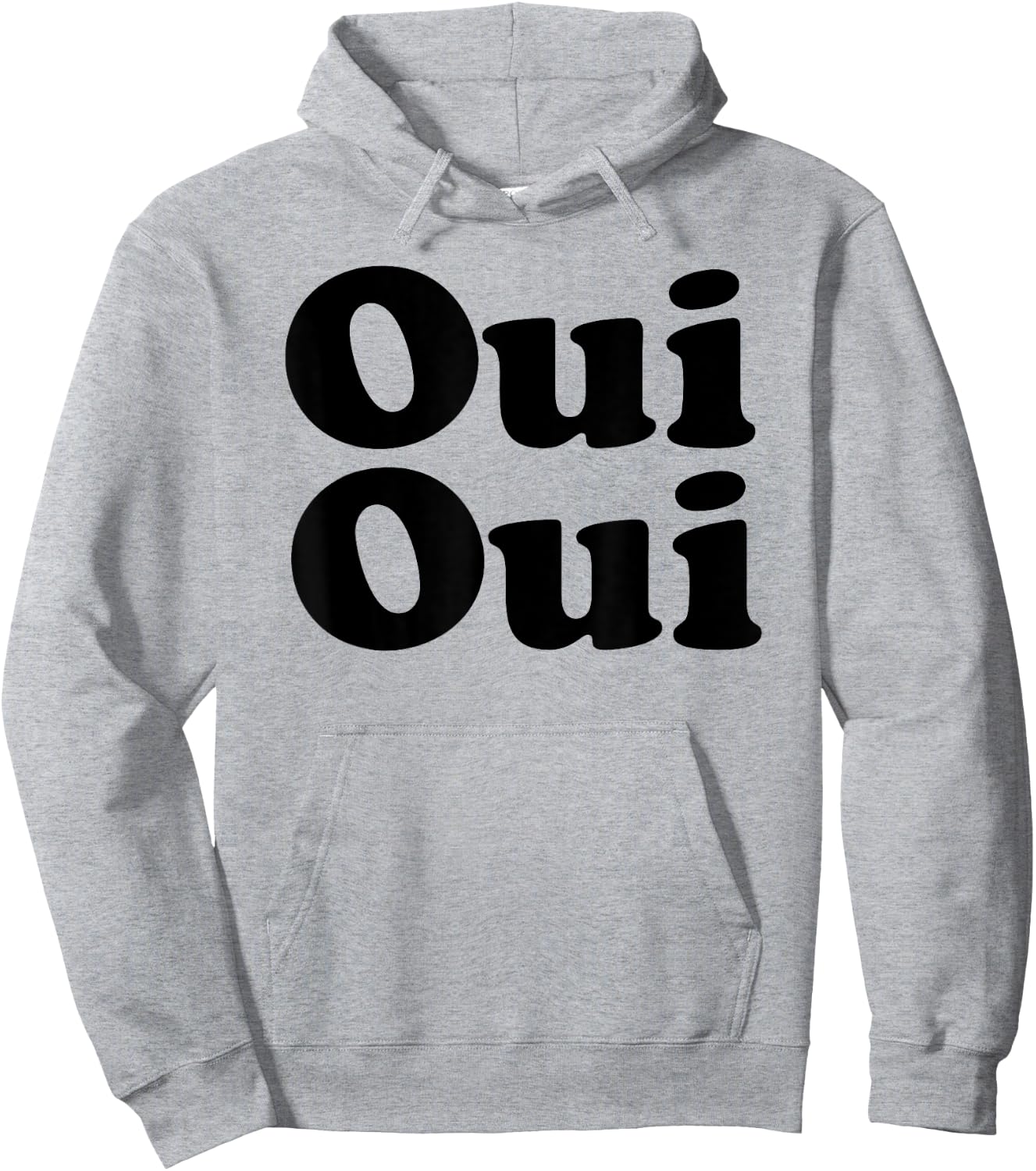 Oui Oui Blue Cotton Polyester , -Adults, -Kids, Short Sleeve, , Regular Fit, Small, Medium, 6, 16.5 Hoodie - Hoodie | Ash