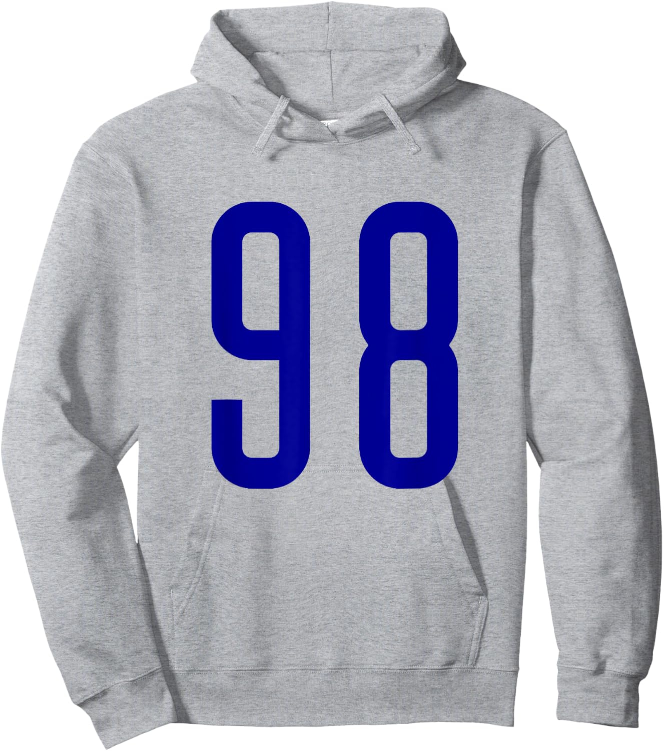 All Sports Fan Favorite Navy Blue Number #98 Jersey Hoodie - Hoodie | Ash