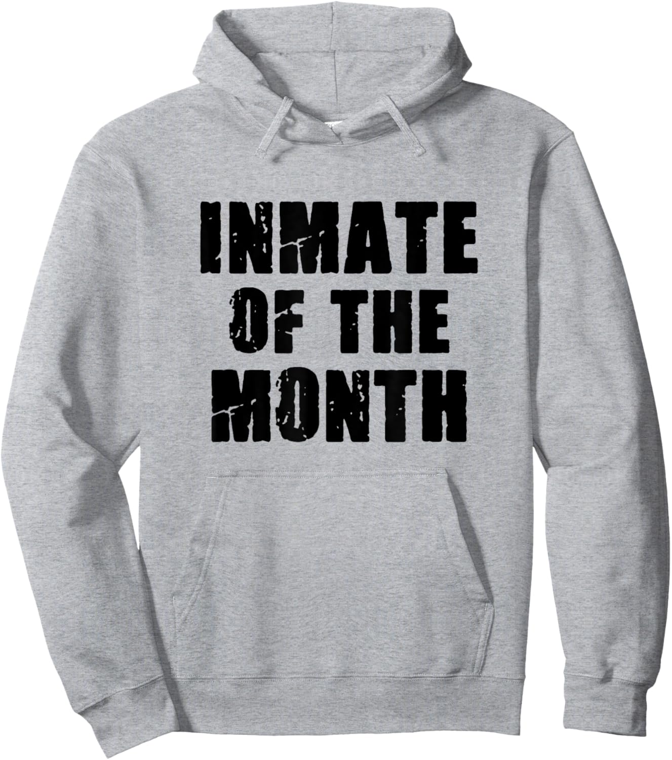 Prisoner Costume Prison Inmate of the Month County Jail Hoodie - Hoodie | Ash