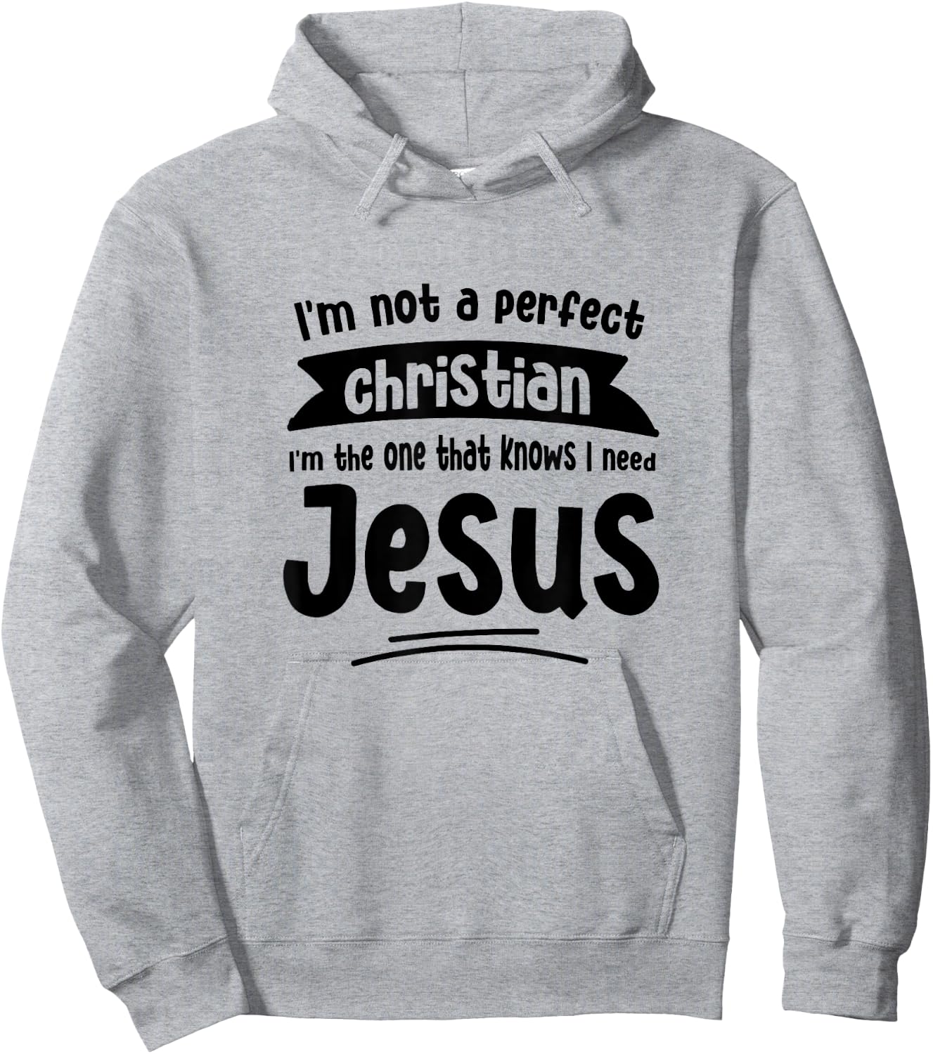 Jesus Woman Youth Man Church Christ Faith in God Lord Jesus Hoodie - Hoodie | Ash