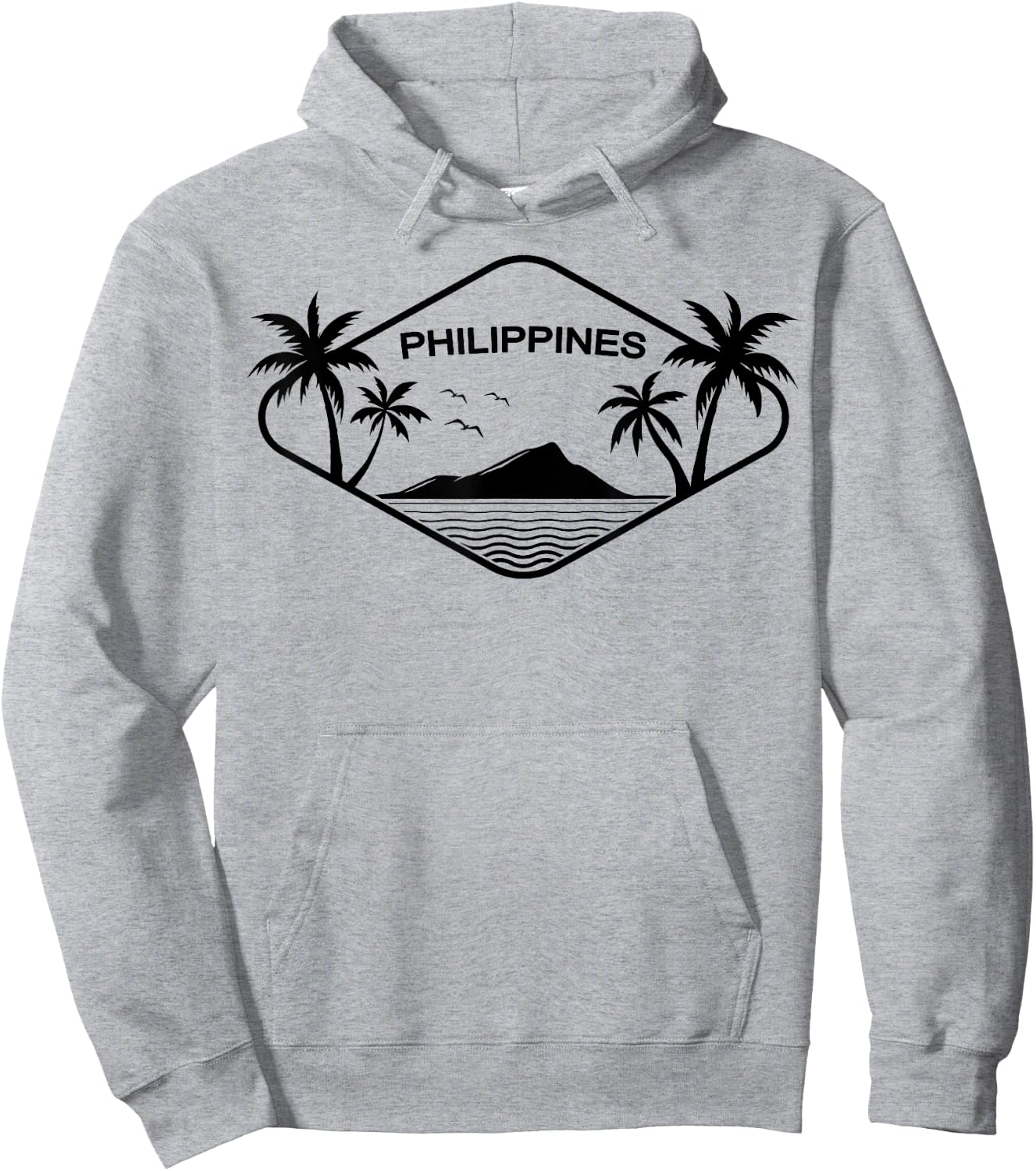 Philippines Island Palms Southeast Asia Gift Souvenir Leyte Hoodie - Hoodie | Ash