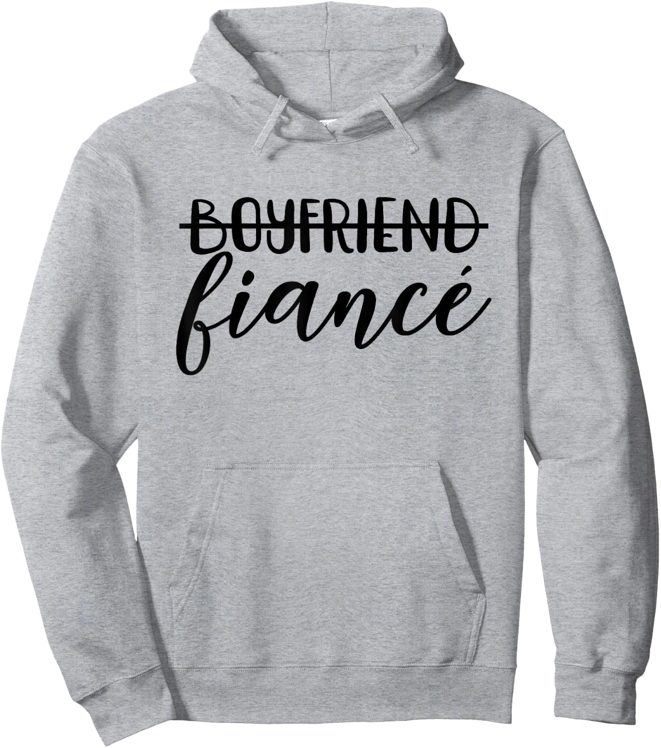 Boyfriend Fiancé, Engagement, Engaged Couple, Matching Hoodie - Hoodie | Ash