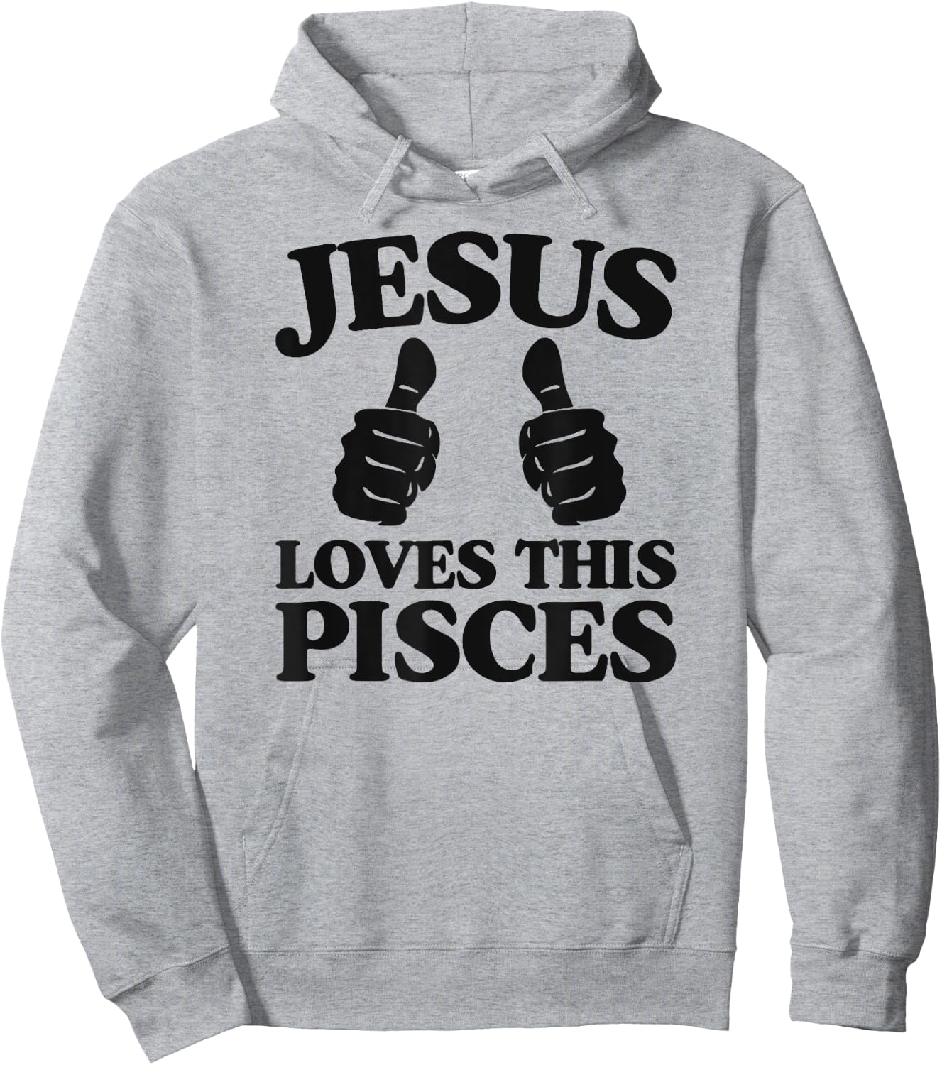 Jesus Loves This Pisces Christian Pisces Church Group Hoodie - Hoodie | Ash