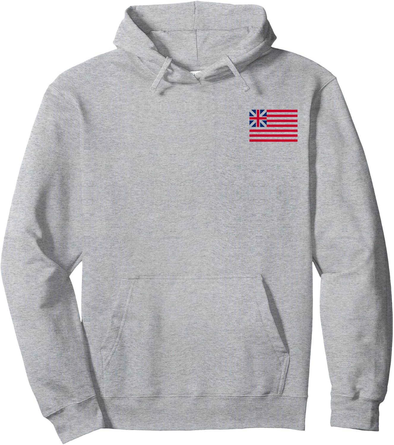 Grand Continental Colors Union Usa Congress Flag Hoodie - Hoodie | Ash