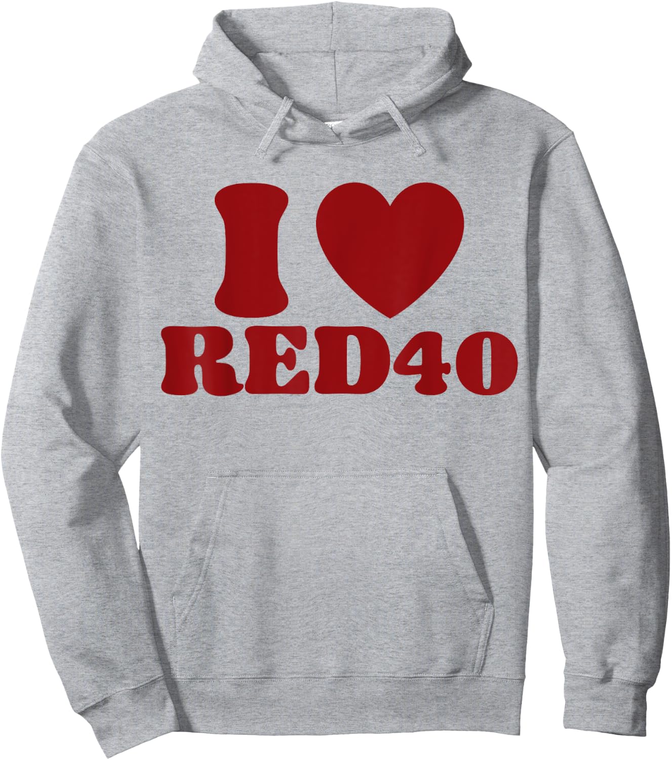 I Heart Red 40 Hoodie - Hoodie | Ash