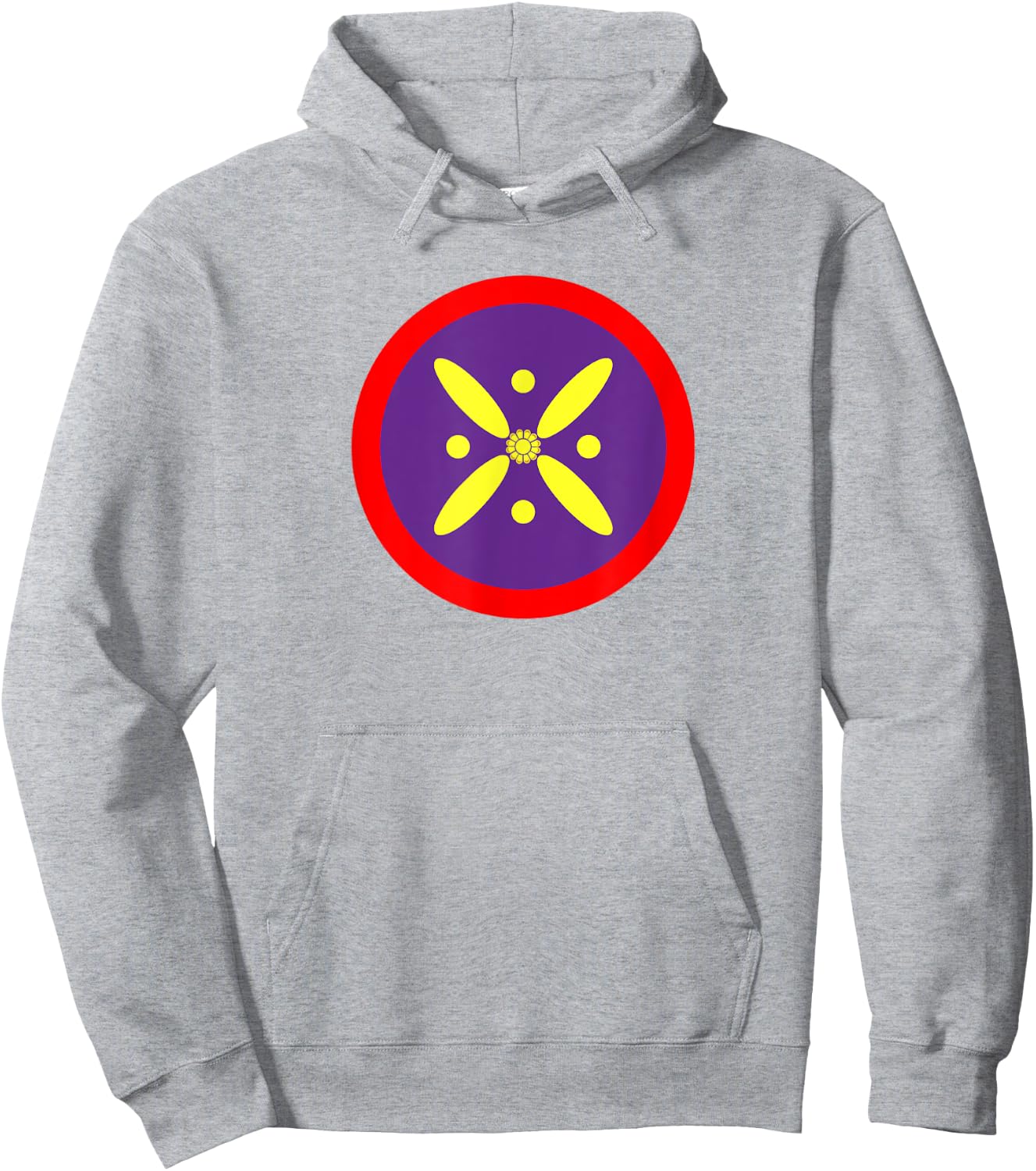 Derafsh Kaviani, lotus flower, Iranian history, flag, badge Hoodie - Hoodie | Ash