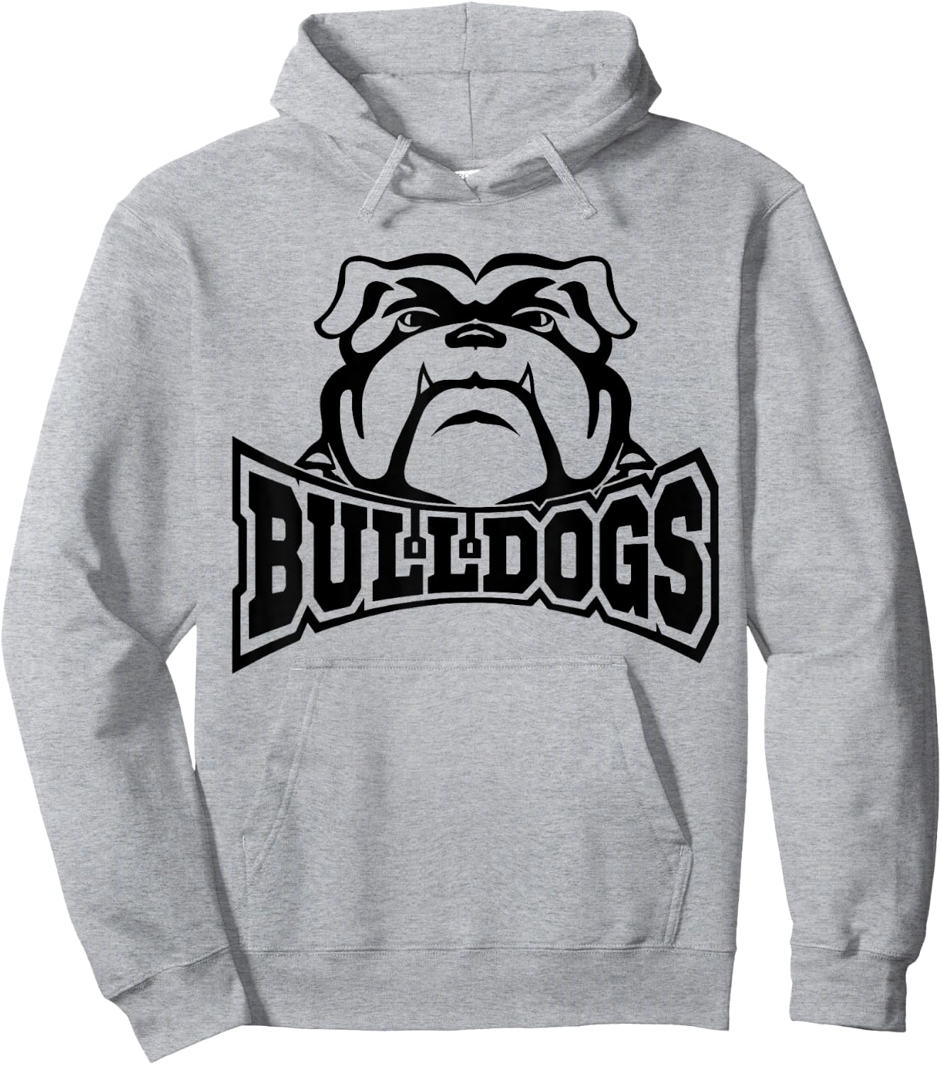 Bulldogs Teacher Student School Sports Fan Team Spirit Hoodie - Hoodie | Ash
