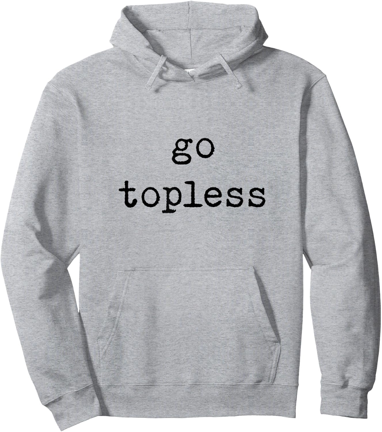 Go Topless Off Road Trip Spring Break Hoodie - Hoodie | Ash