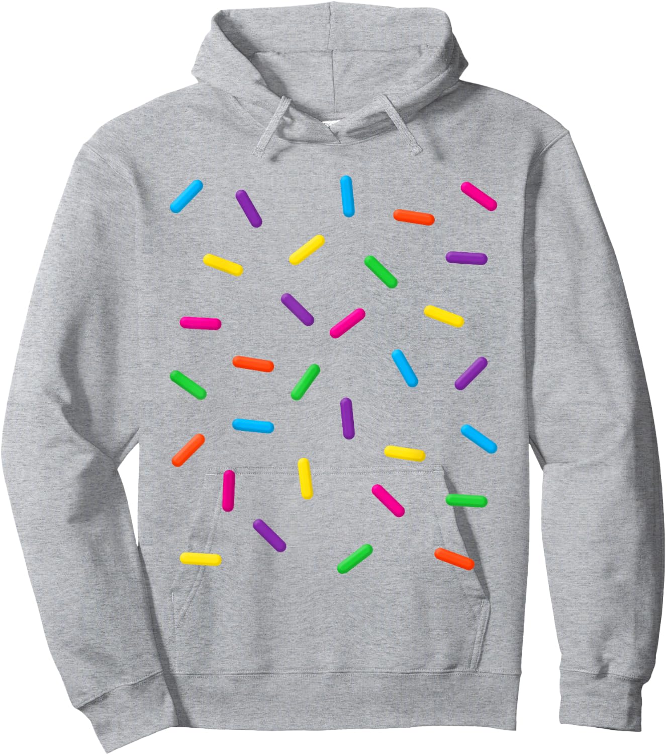 Funny Ice Cream Rainbow Sprinkles Jimmies Halloween Costume Men Women Kids Hoodie - Hoodie | Ash