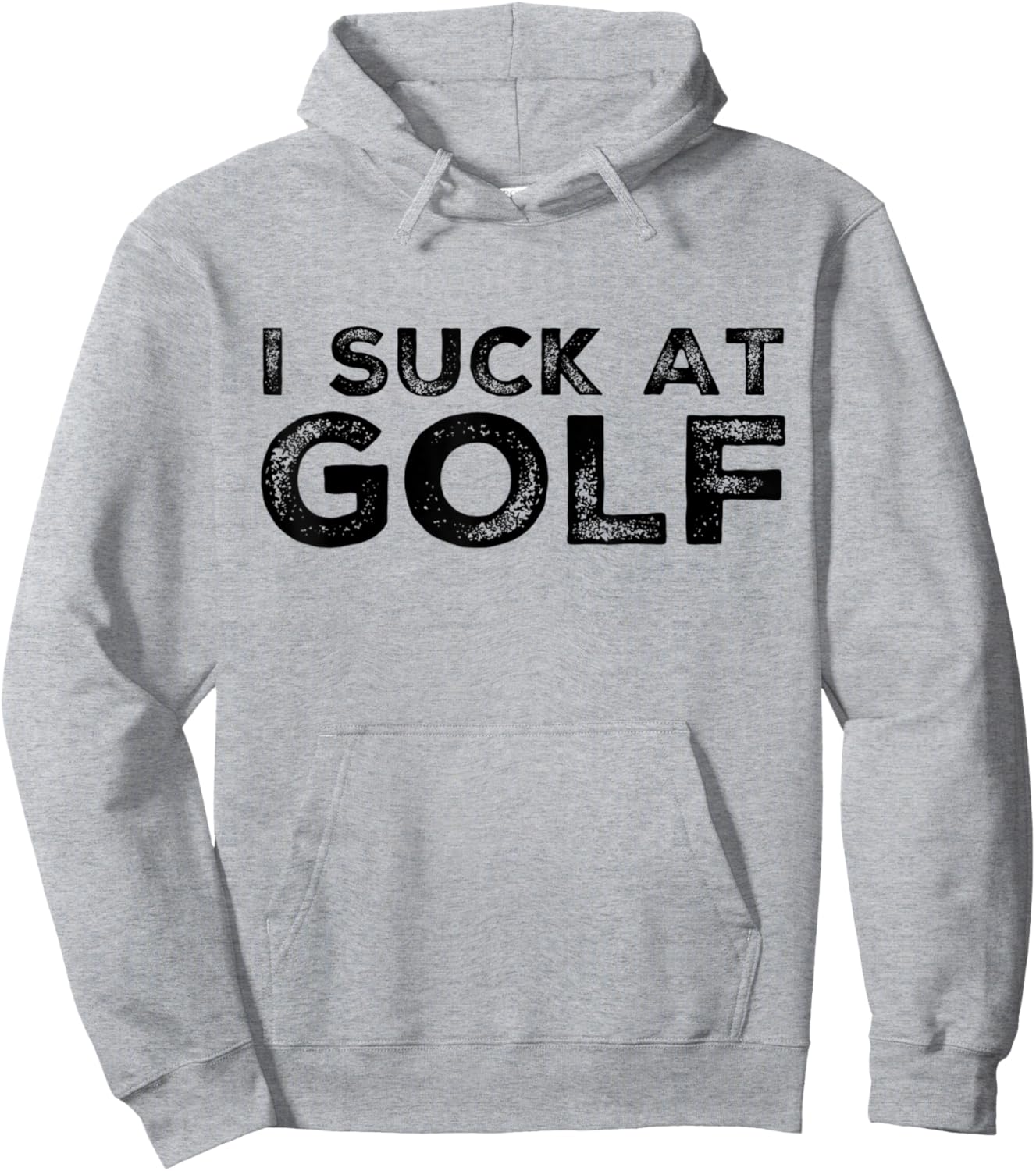 Funny I Suck At Golf Golfer Golfing Humor Friend Team Player Hoodie - Hoodie | Ash