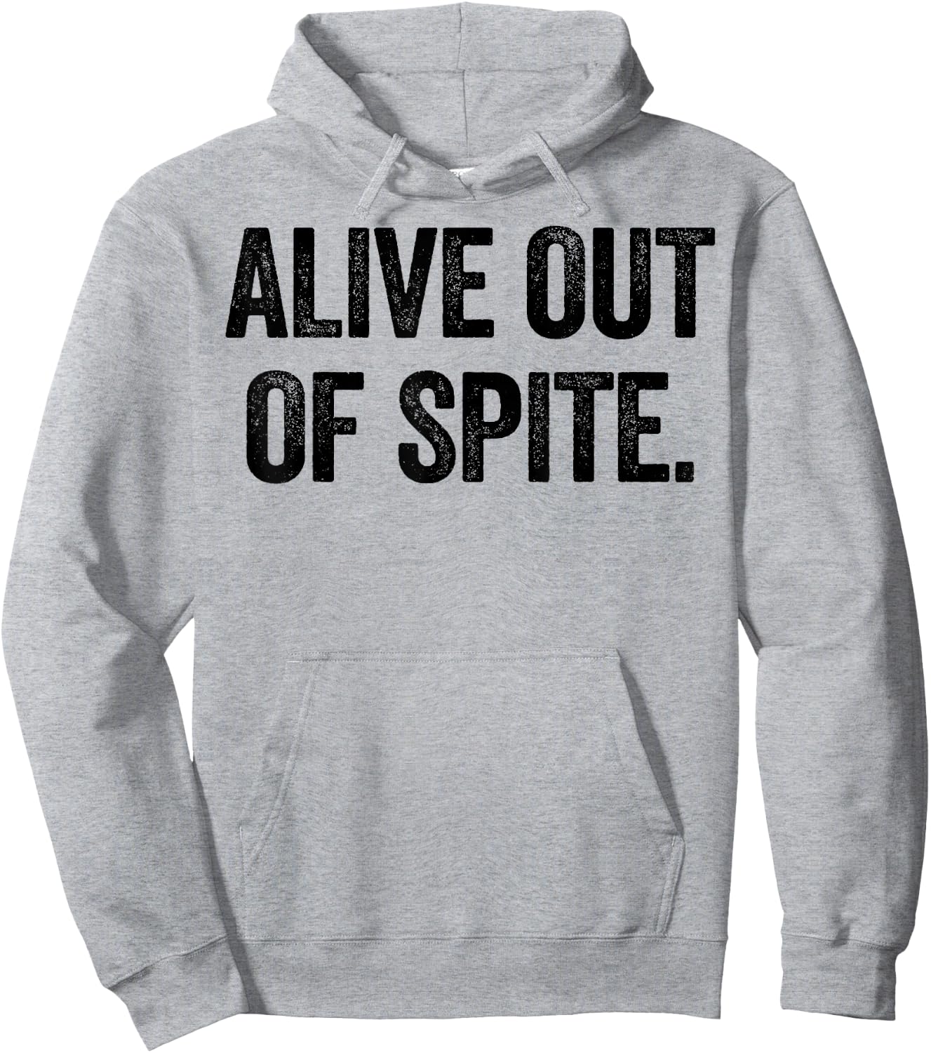 Alive Out Of Spite Hoodie - Hoodie | Ash