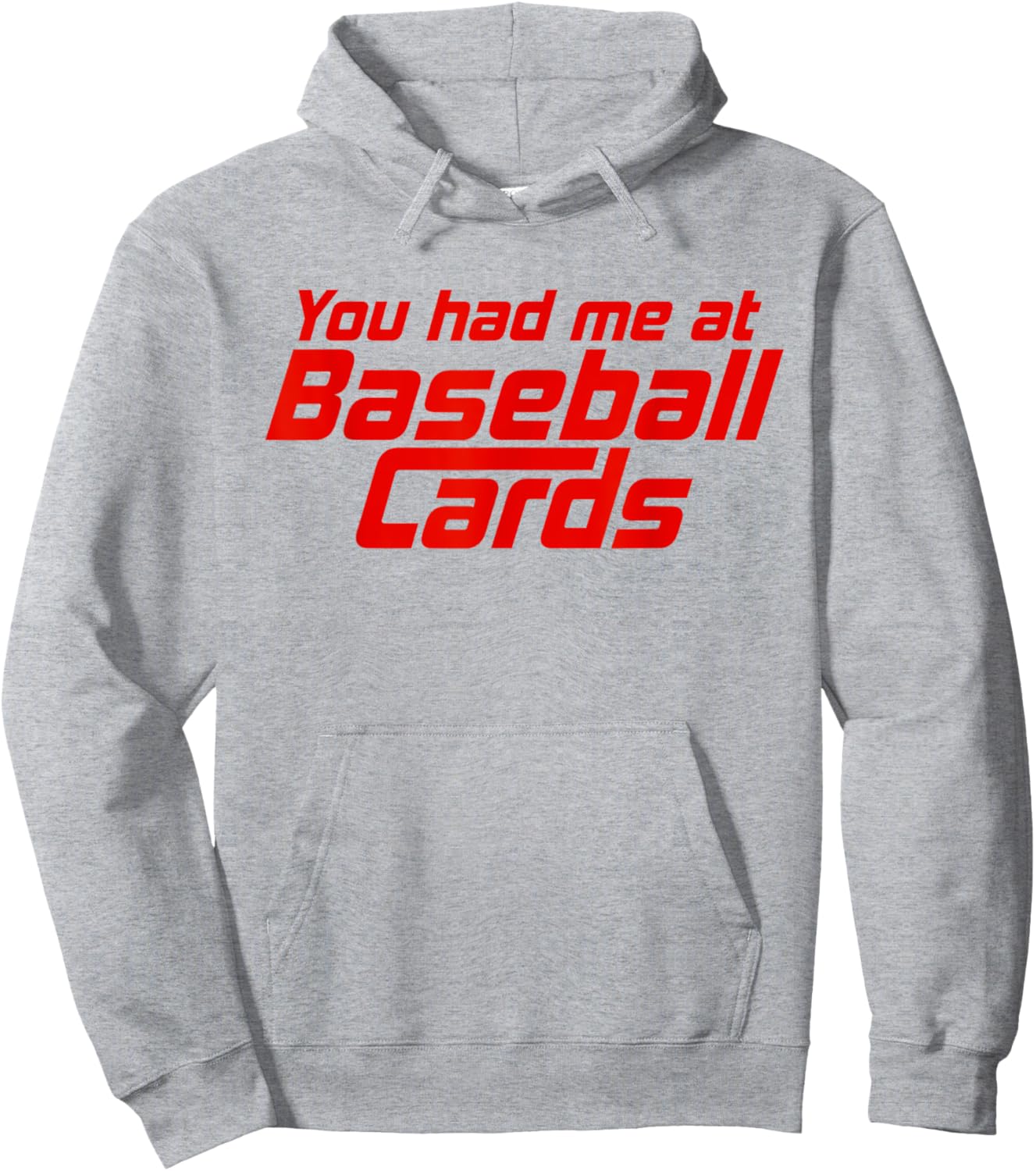 You Had Me At Baseball Cards Funny Baseball Card Collector Hoodie - Hoodie | Ash