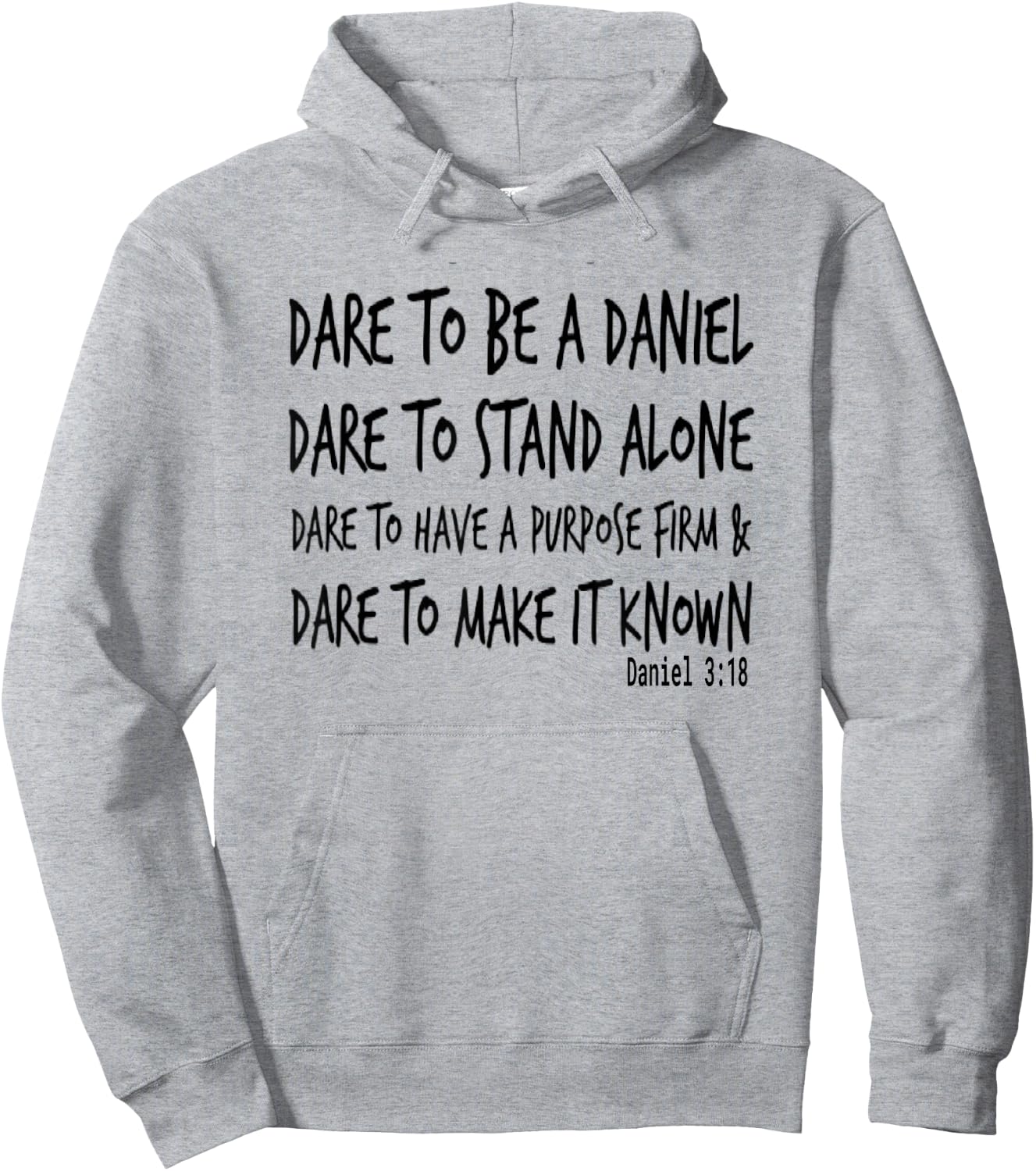 Daniel In The Lions Den Courageous Warrior Bible Hoodie - Hoodie | Ash