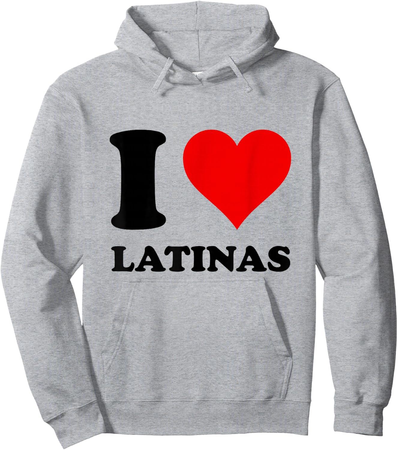 I Love Latinas Hoodie - Hoodie | Ash