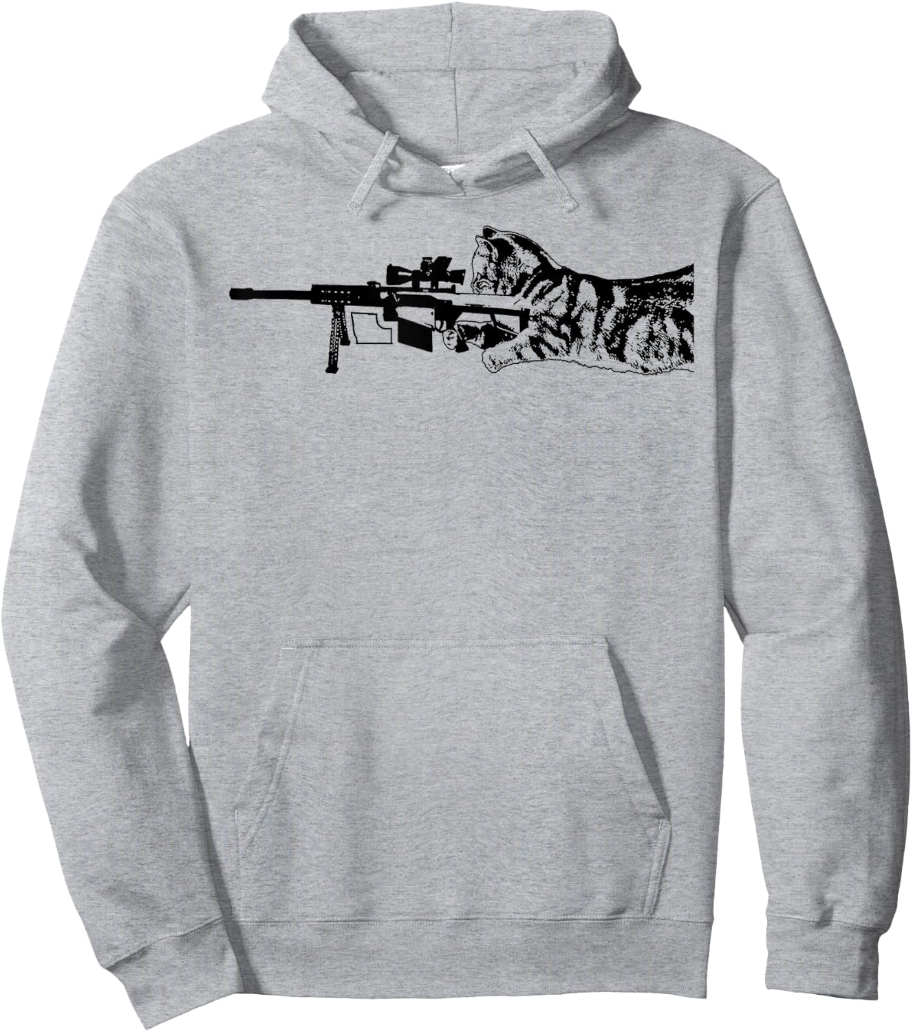 Scout Snipurr Funny Cat Sniper Women Hoodie - Hoodie | Ash