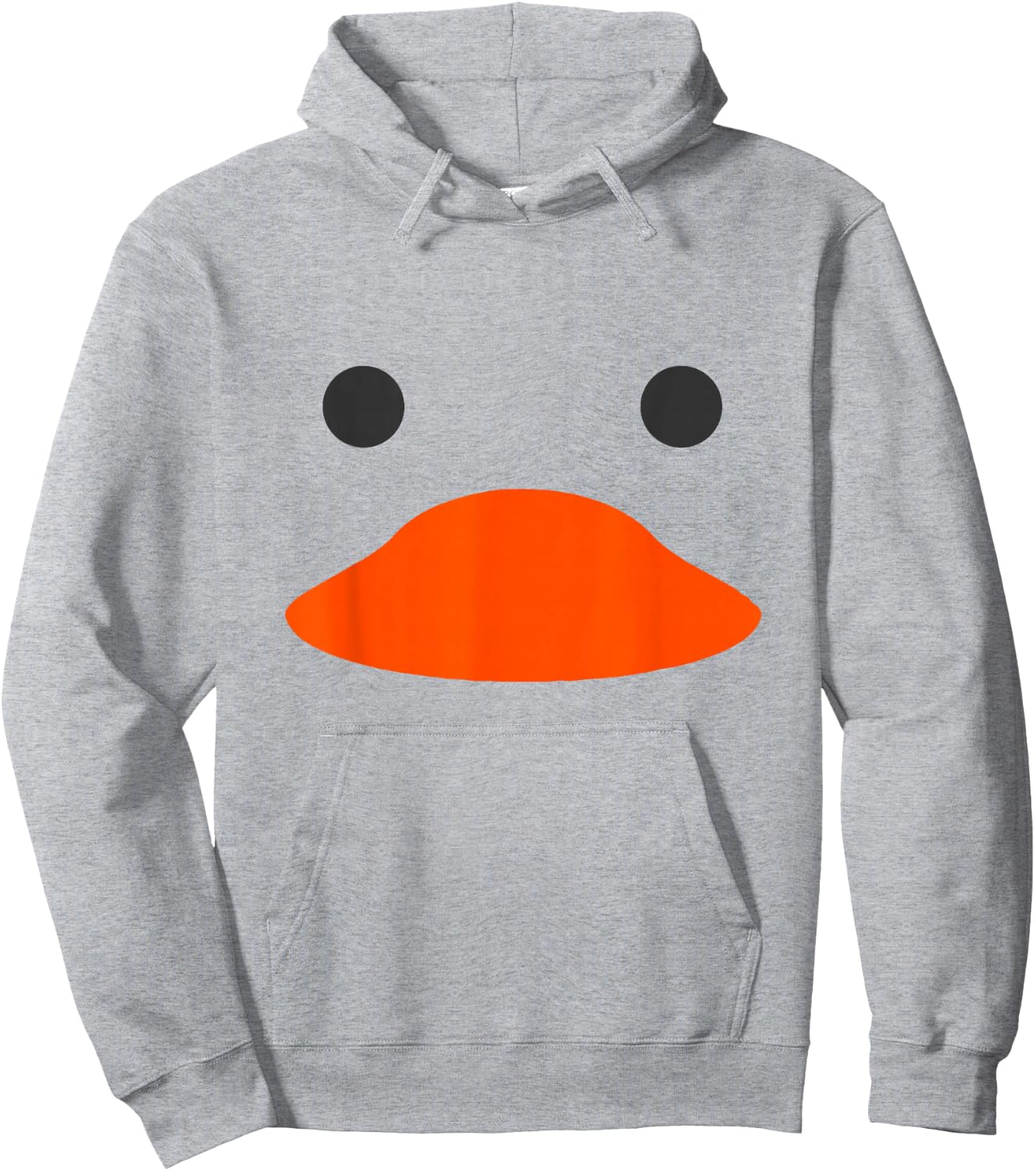 Easter Rubber Duck Face Halloween Costume Funny Duckling Hoodie - Hoodie | Ash