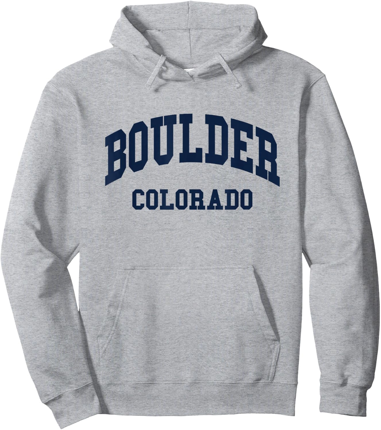 Boulder - Colorado - Throwback Design - Classic Hoodie - Hoodie | Ash