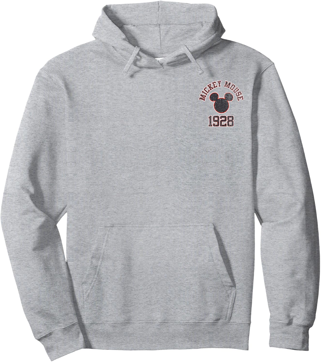Disney Mickey and Friends Mickey Mouse 1928 Front & Back Hoodie - Hoodie | Ash