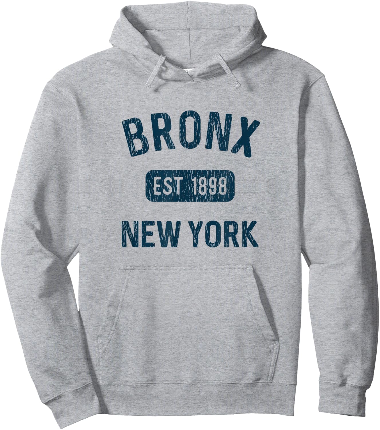 Bronx NY Gifts Souvenir New York City Vintage Bronx EST 1898 Hoodie - Hoodie | Ash