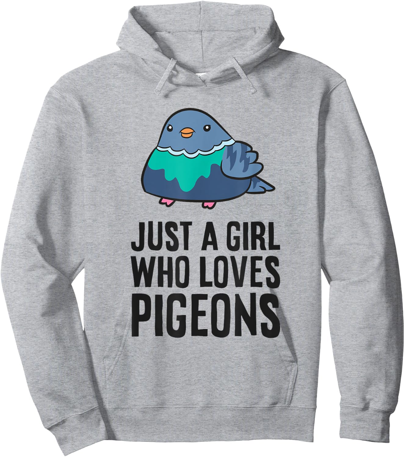 Pigeon Birds Just a Girl Who Loves Pigeons Hoodie - Hoodie | Ash