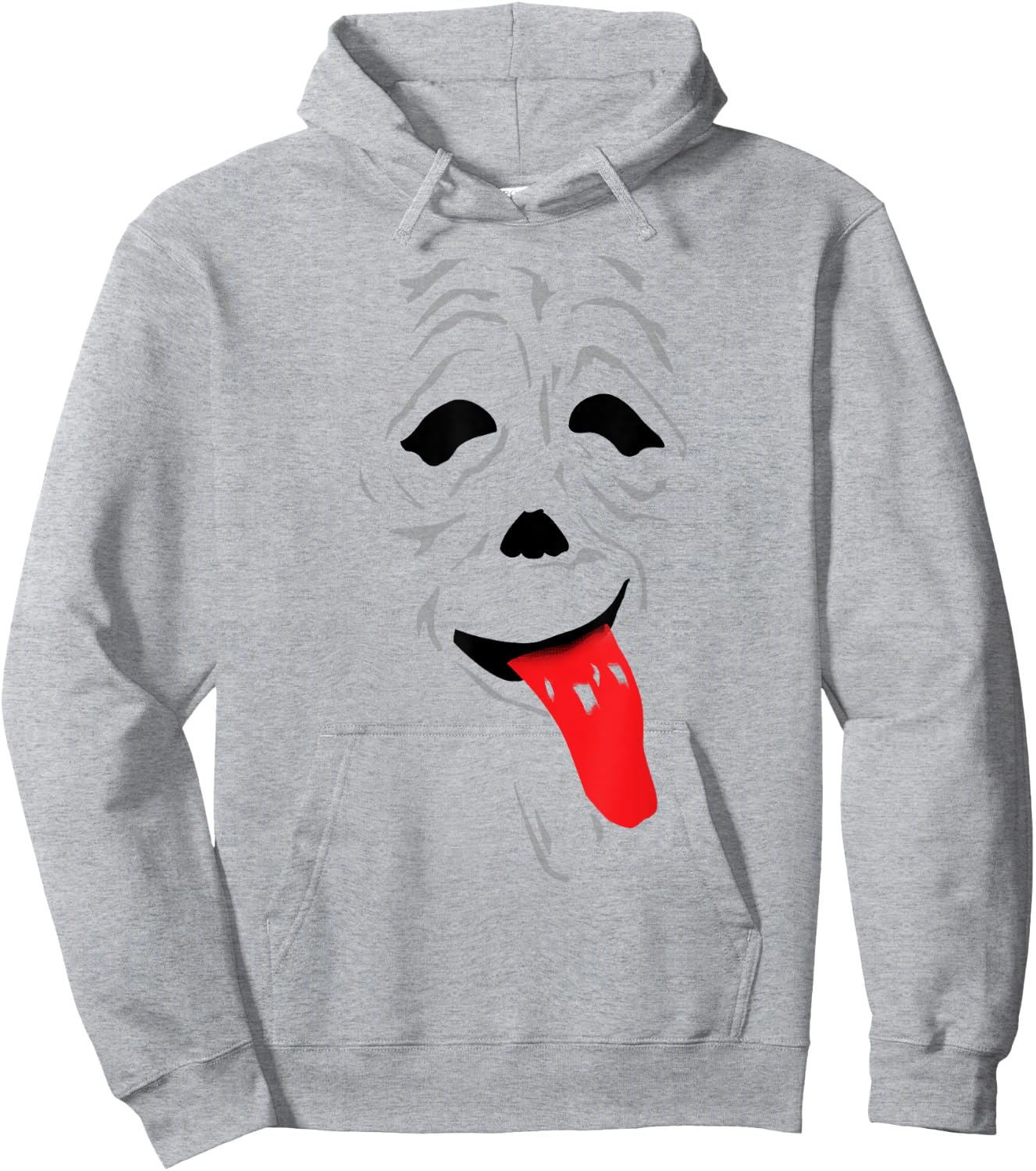 Funny & Scary Ghost - Wassup face Stoner Horror Movie Comedy Hoodie - Hoodie | Ash
