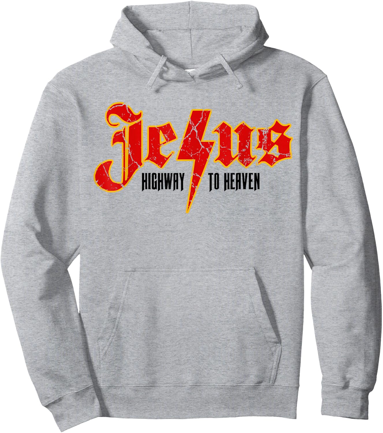 Christian Quotes Jesus Highway To Heaven Religious Spiritual Hoodie - Hoodie | Ash