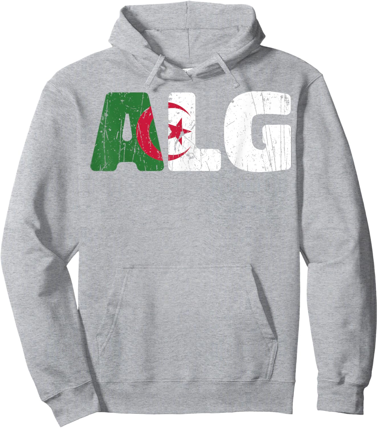 Algeria Flag DZ Algerian Football team Proud Algerian Hoodie - Hoodie | Ash