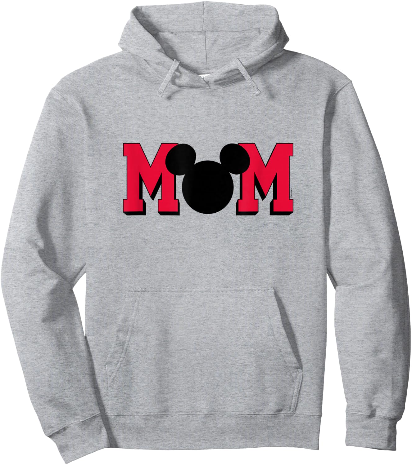 Disney - Mom Mickey Mouse Silhouette Hoodie - Hoodie | Ash