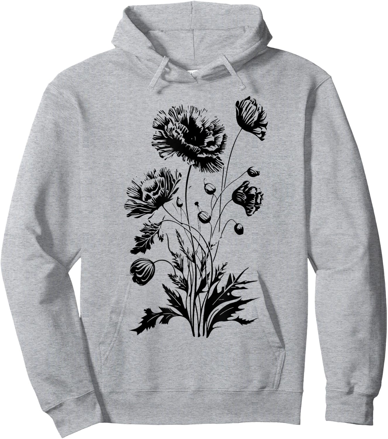 Poppies, spring bloomers, summer, flower, garden, outdoor Women Kids Hoodie - Hoodie | Ash