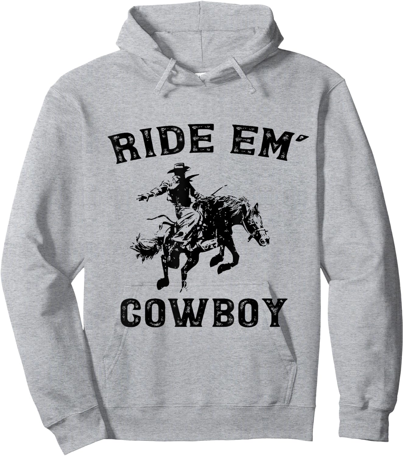Cowboy Horse Rider Animal Gifts Women Girls Kids Boy Hoodie - Hoodie | Ash