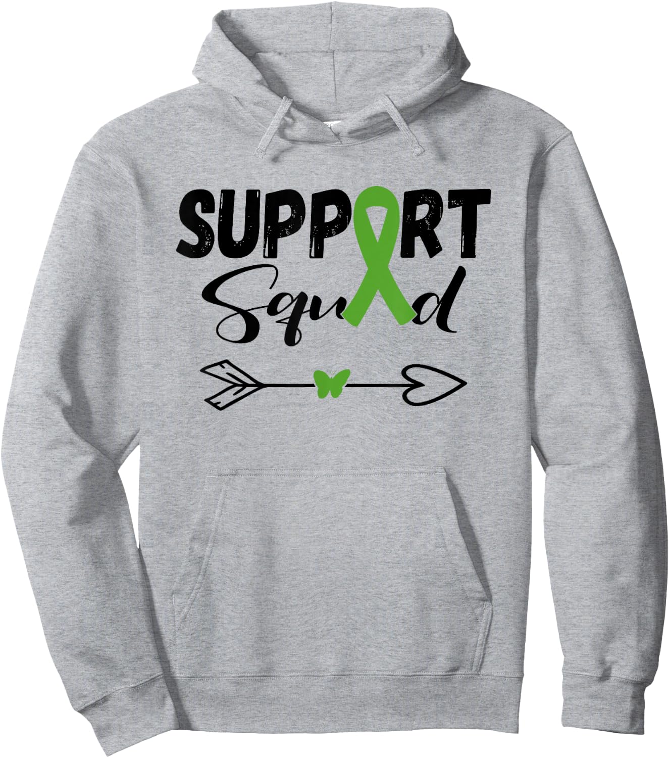 Liver Cancer Shirt Support Squad Liver Cancer Awareness Hoodie - Hoodie | Ash
