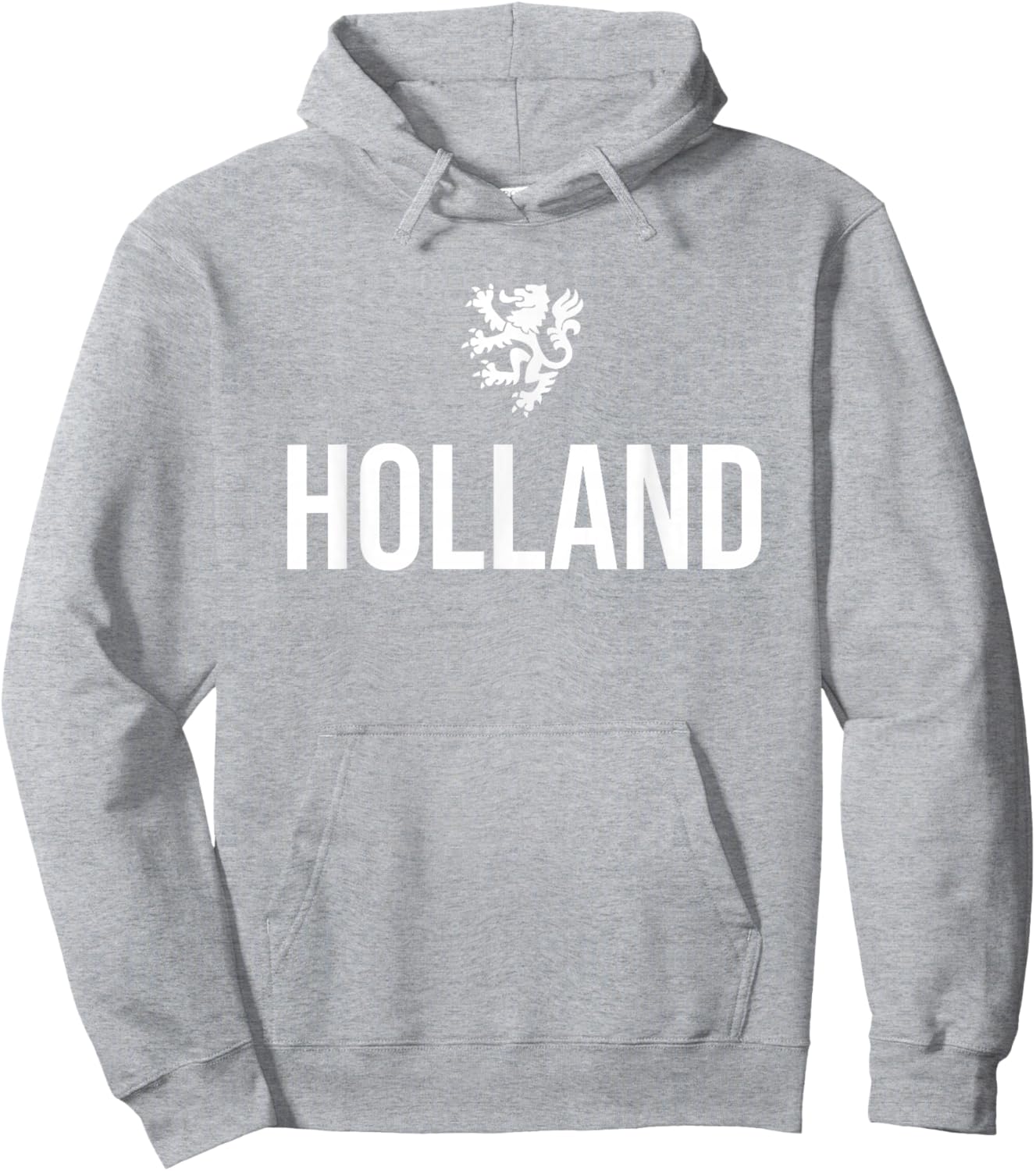 Holland Emblem Lion Netherlands Hoodie - Hoodie | Ash