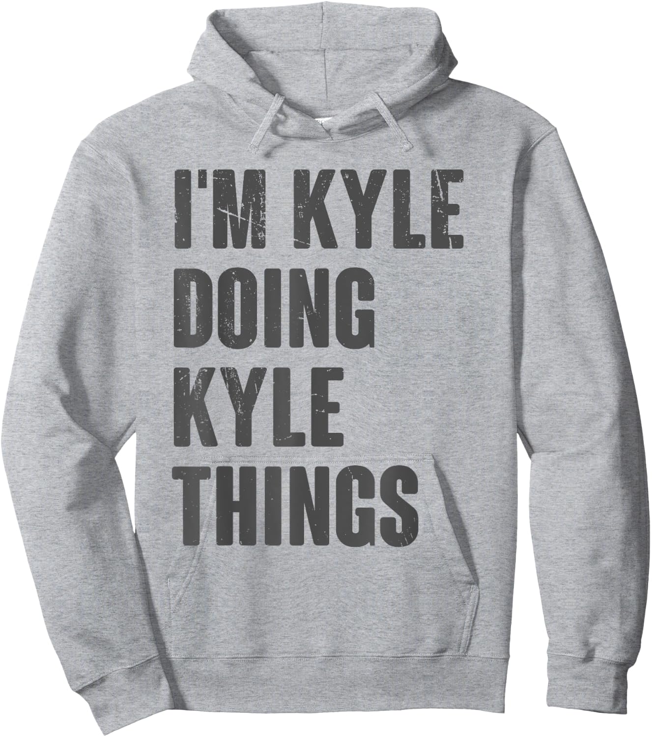 I'm Kyle Doing Kyle Things - Funny Gift Kyle Name Hoodie - Hoodie | Ash
