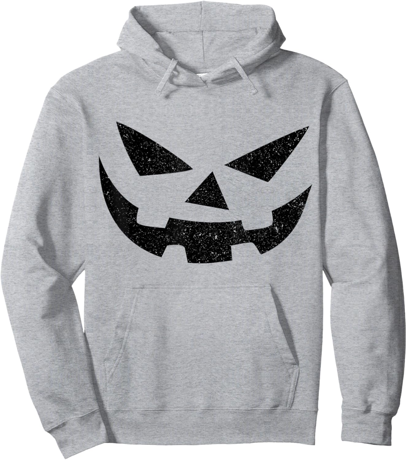 Jack O Lantern Shirt Men Women Kids Halloween Pumpkin Face Hoodie - Hoodie | Ash