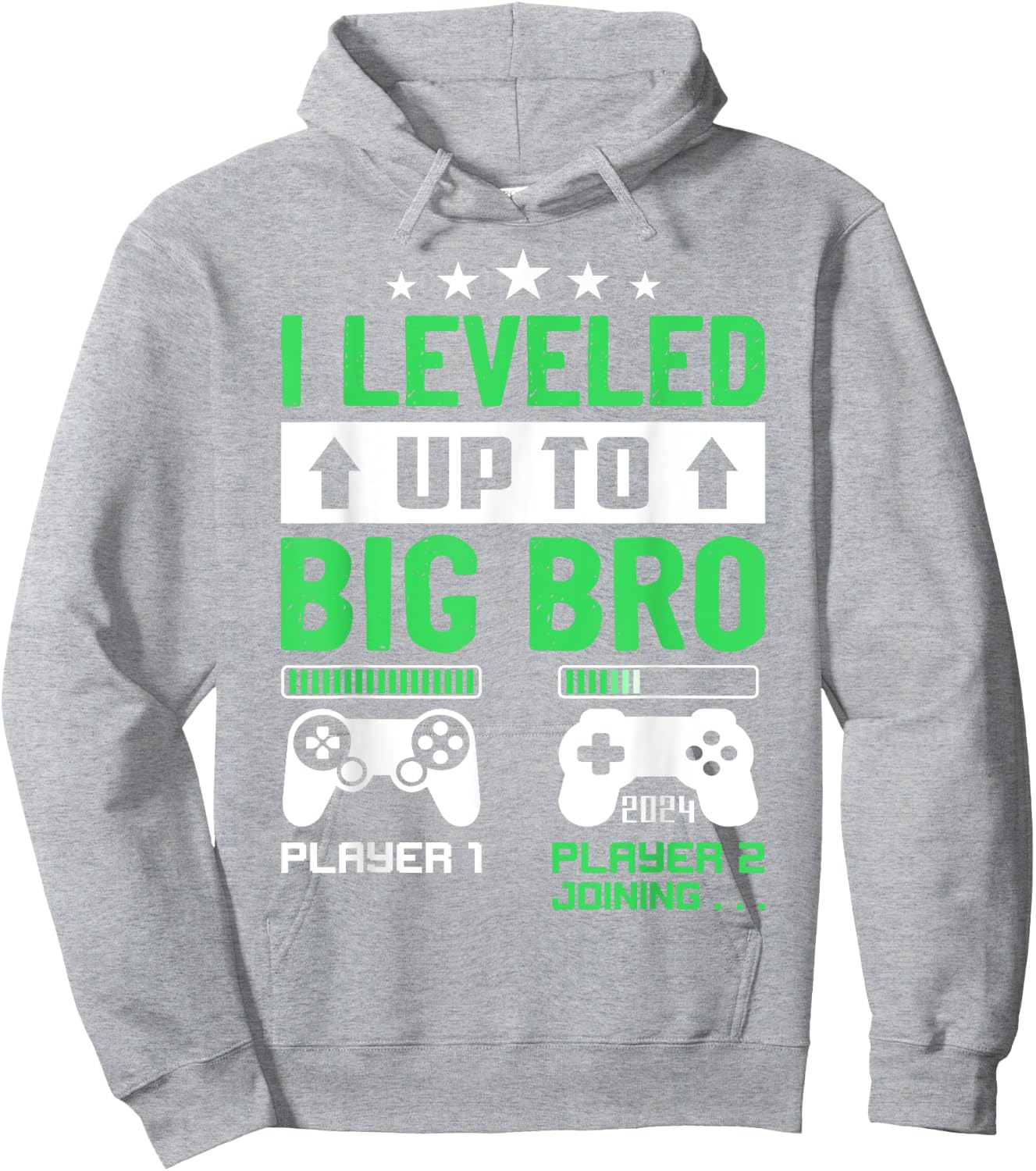 I'm Going To Be A Big Brother 2024 I Leveled Up To Big Bro Hoodie - Hoodie | Ash