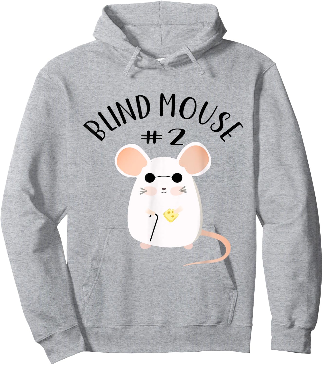 Halloween Matching Group #2-3 Blind Mice Costume Hoodie - Hoodie | Ash
