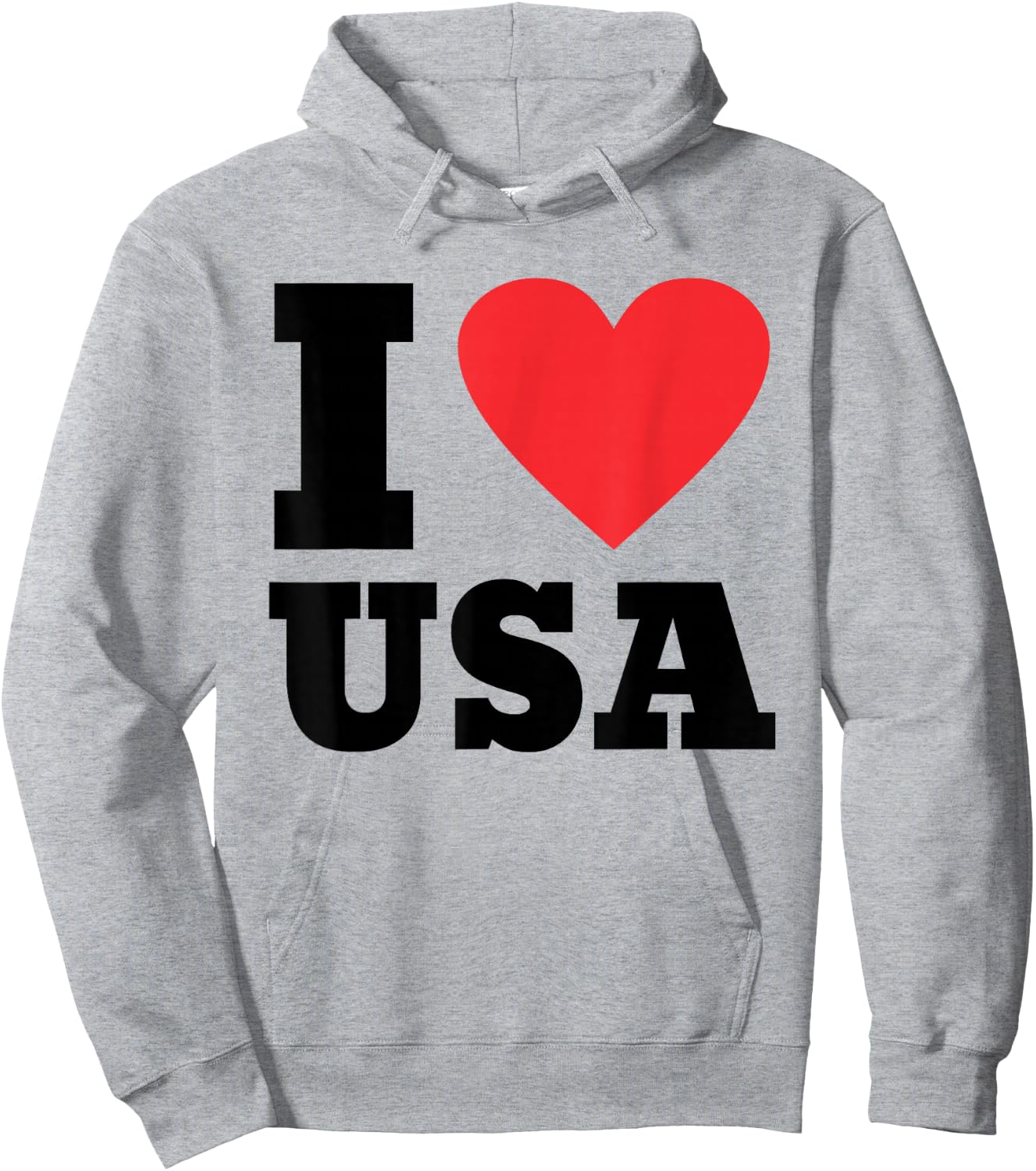 I Love USA Collection I Heart USA Family Travel USA Hoodie - Hoodie | Ash