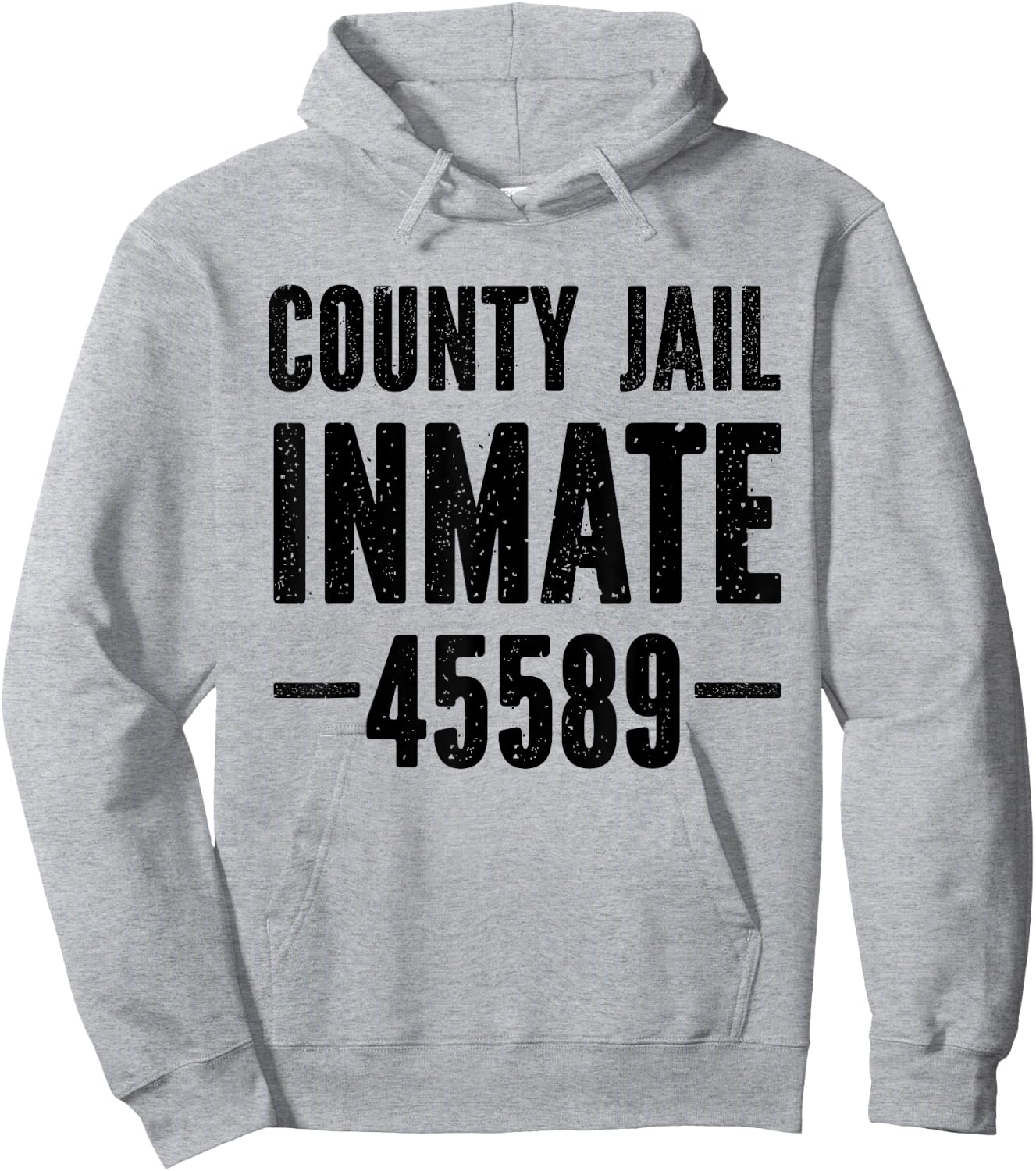 Halloween County Jail Inmate Prisoner Costume Party Hoodie - Hoodie | Ash