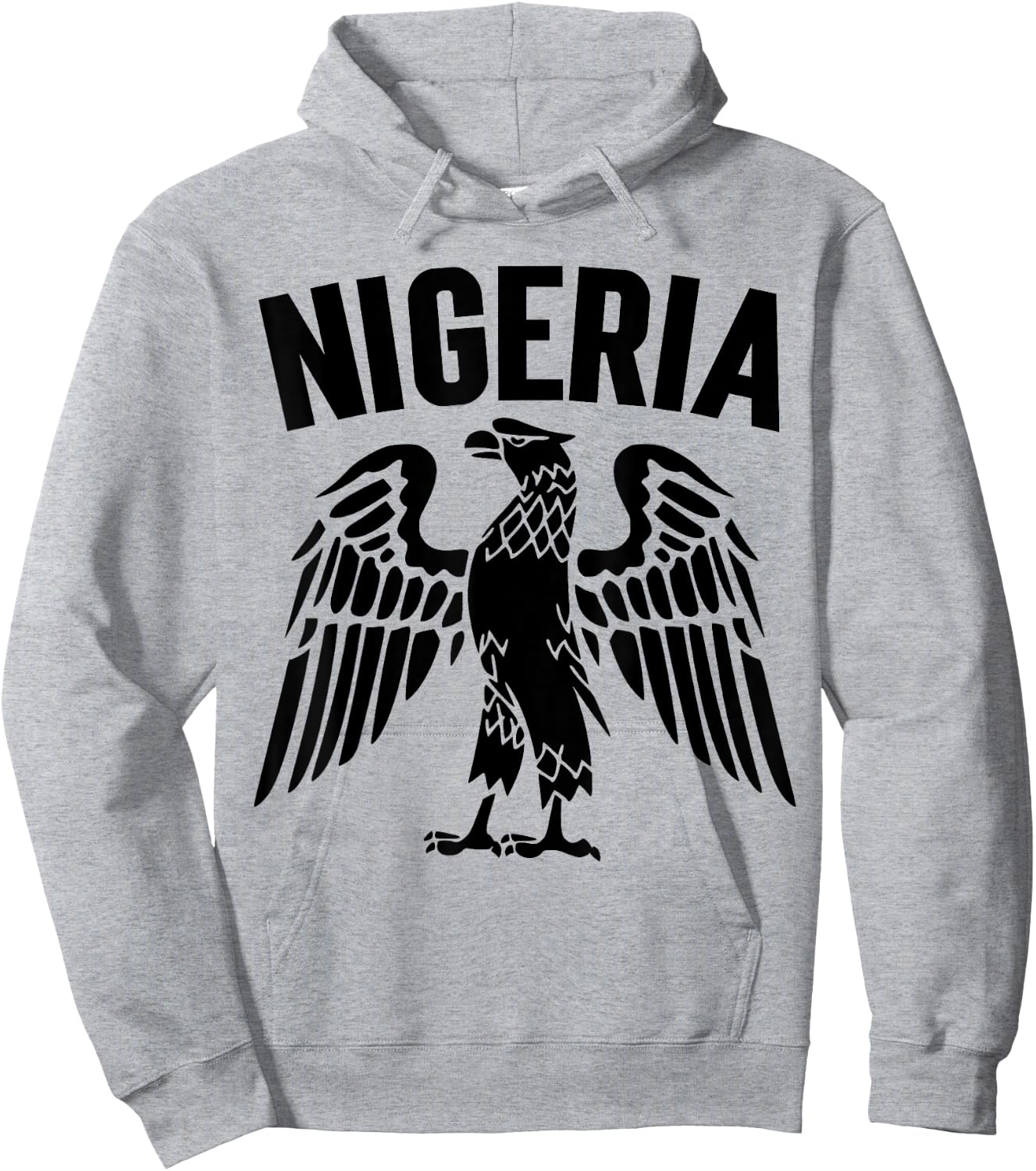 Nigeria & Nigerian Eagle. , Women & Kids. Up Nigeria Hoodie - Hoodie | Ash