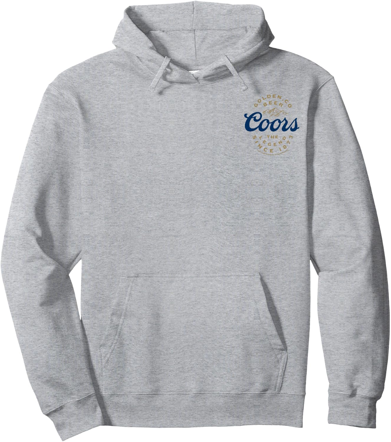 Coors Brewing Company Coors The Legend Small Pocket Logo Hoodie - Hoodie | Ash