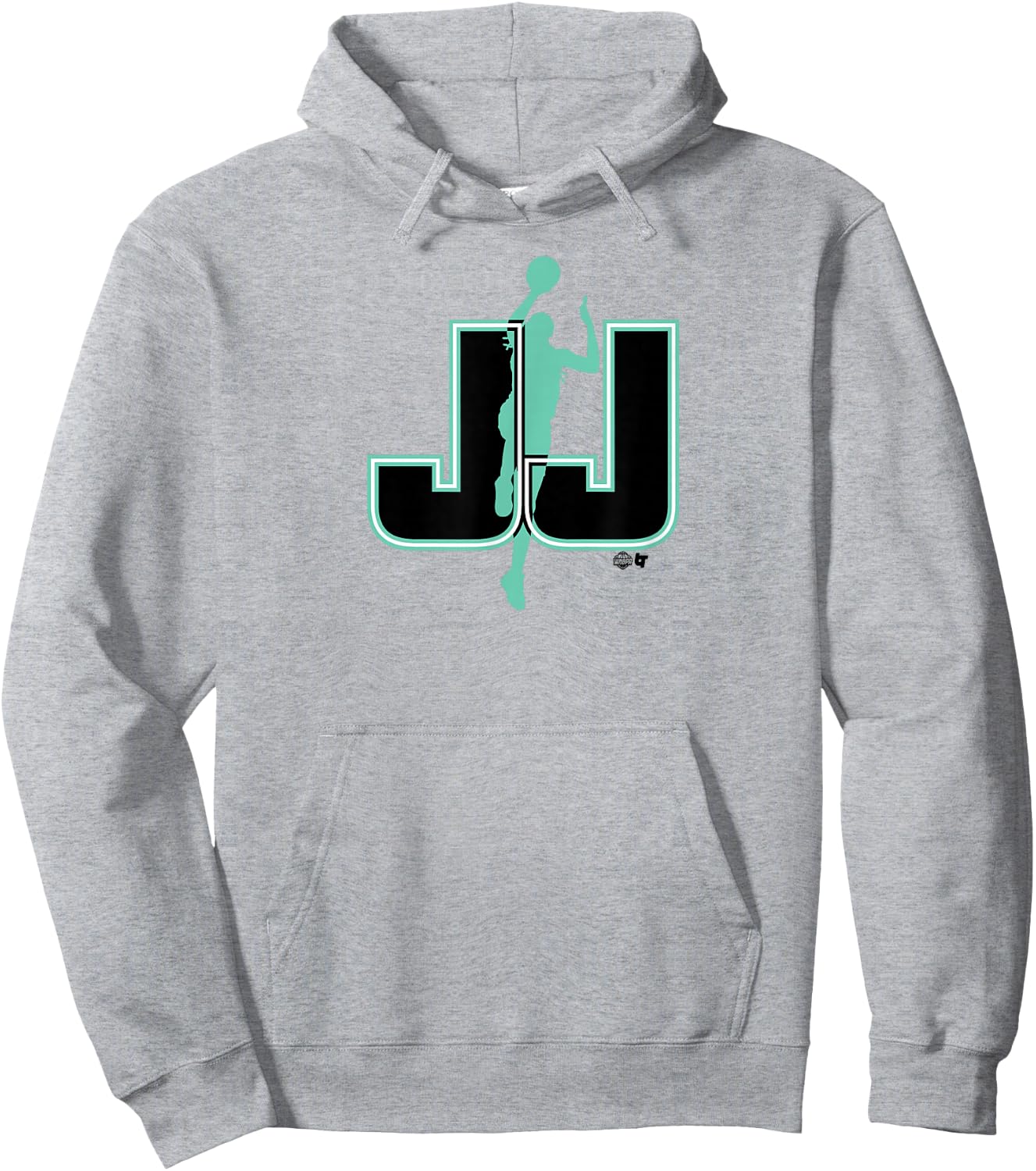 BreakingT Jonquel Jones - JJ - New York Basketball Hoodie - Hoodie | Ash