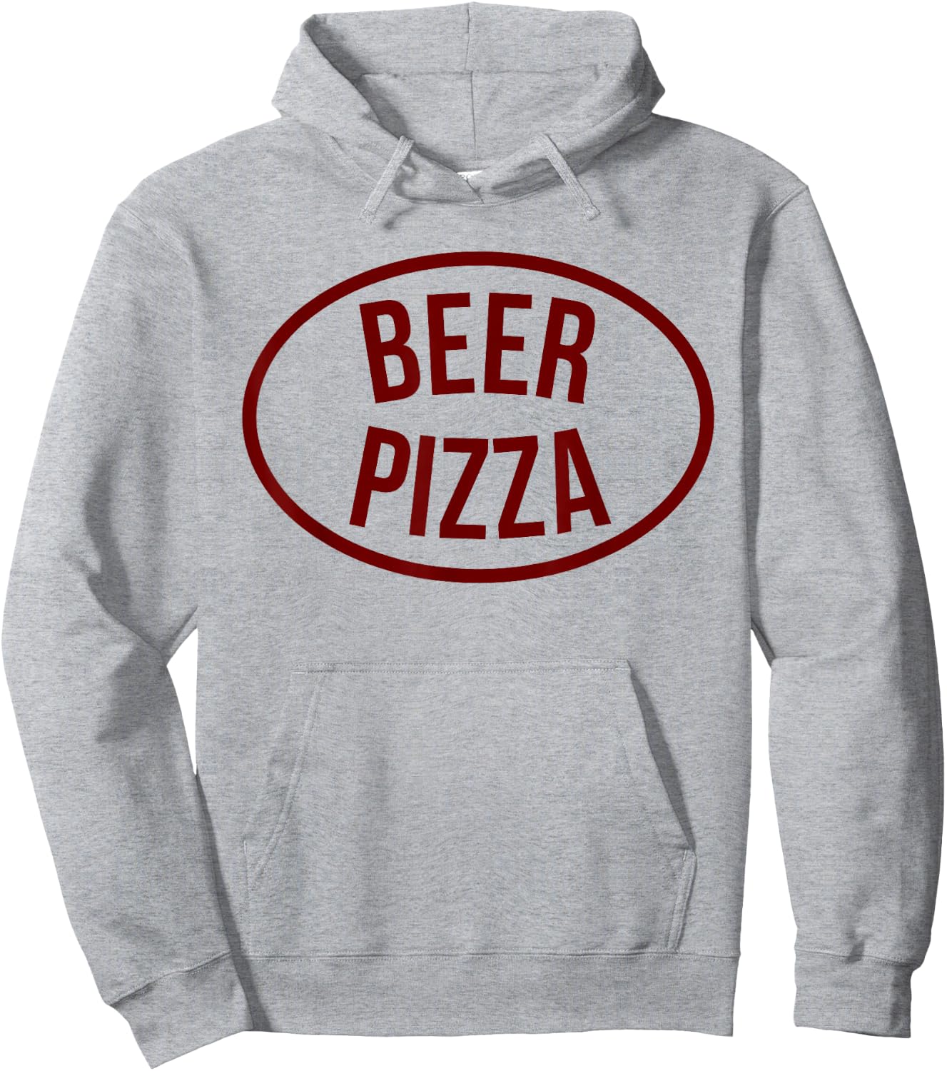 BEER PIZZA - Cool Funny Kpop Junk Food Humor Logo Statement Hoodie - Hoodie | Ash