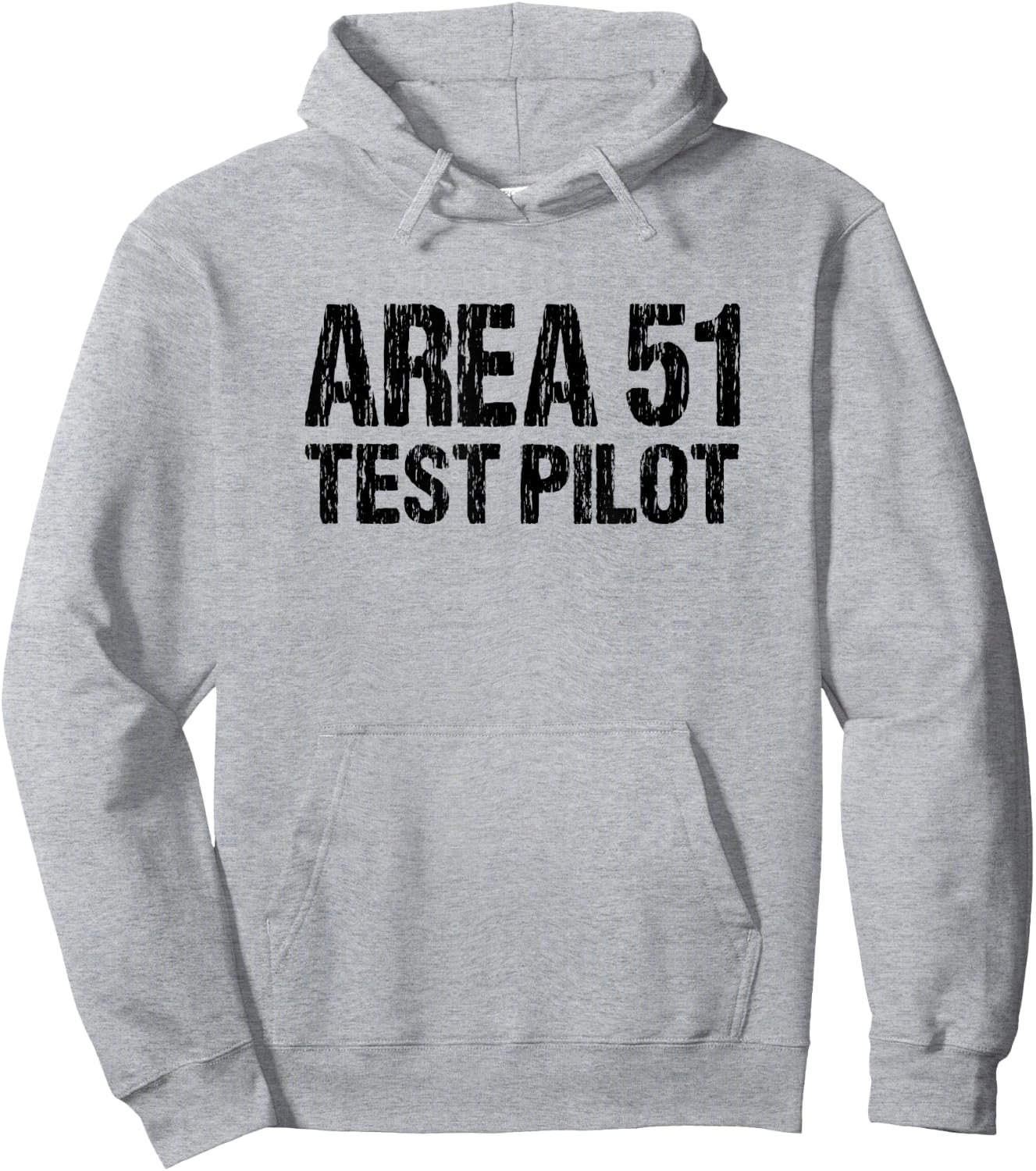 Area 51 Test Pilot Retro Halloween Costume Roswell Alien UFO Hoodie - Hoodie | Ash