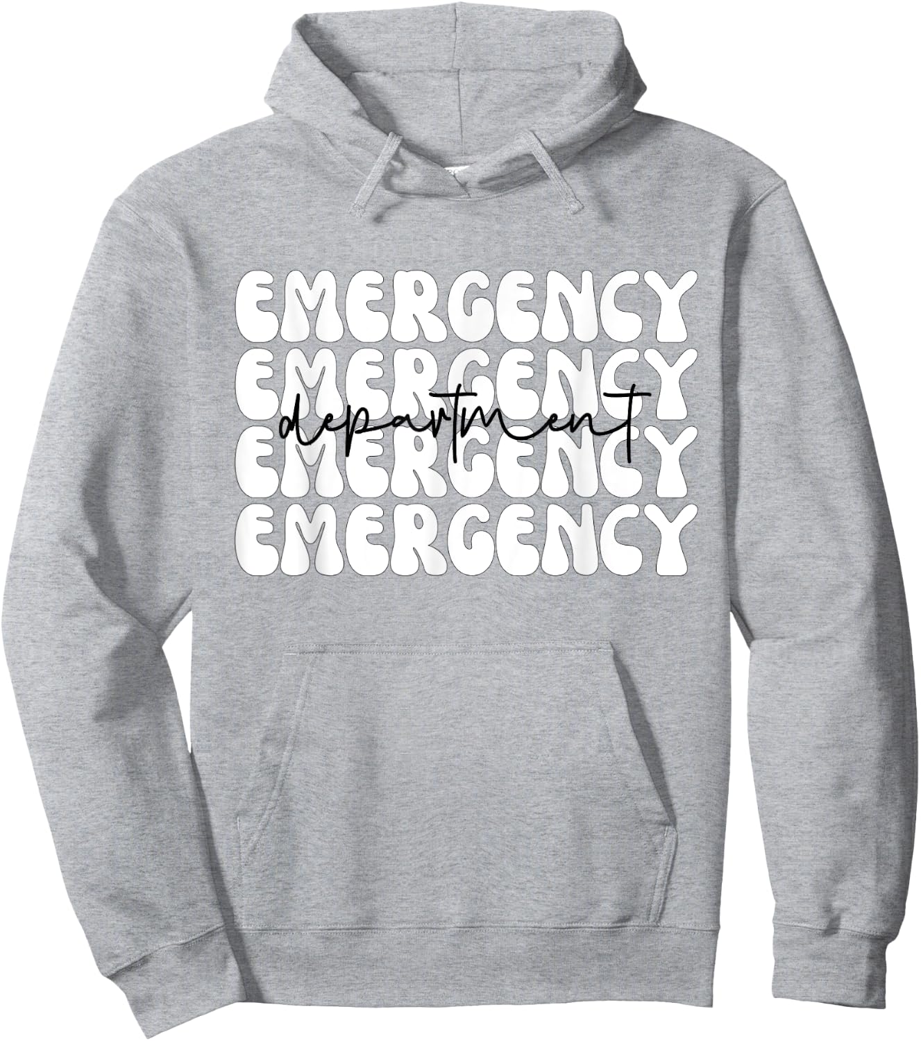 Emergency Department Emergency Room Healthcare Nursing Hoodie - Hoodie | Ash