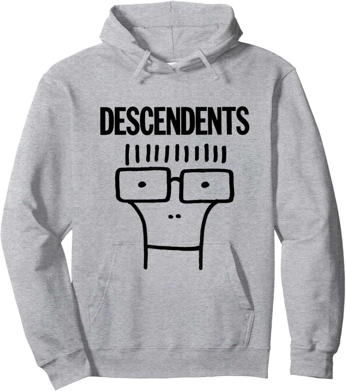 Descendents - Official Merchandise - Milo Outline Hoodie - Hoodie | Ash