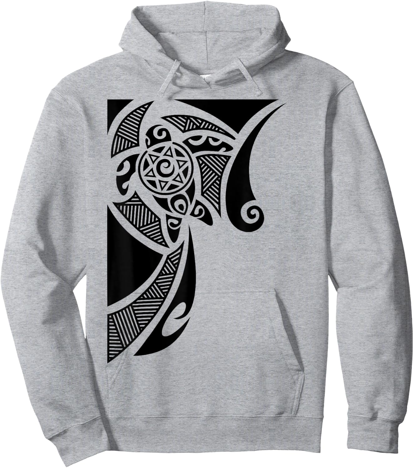 Culture Symbol Turtle Pattern Haka Dance New Zealand Hoodie - Hoodie | Ash