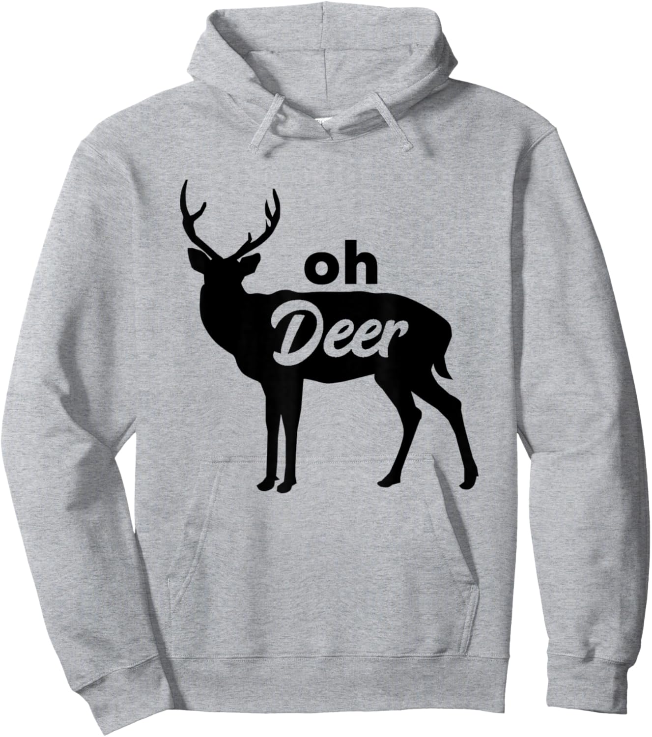 Oh Deer Cute Cottage Hoodie - Hoodie | Ash