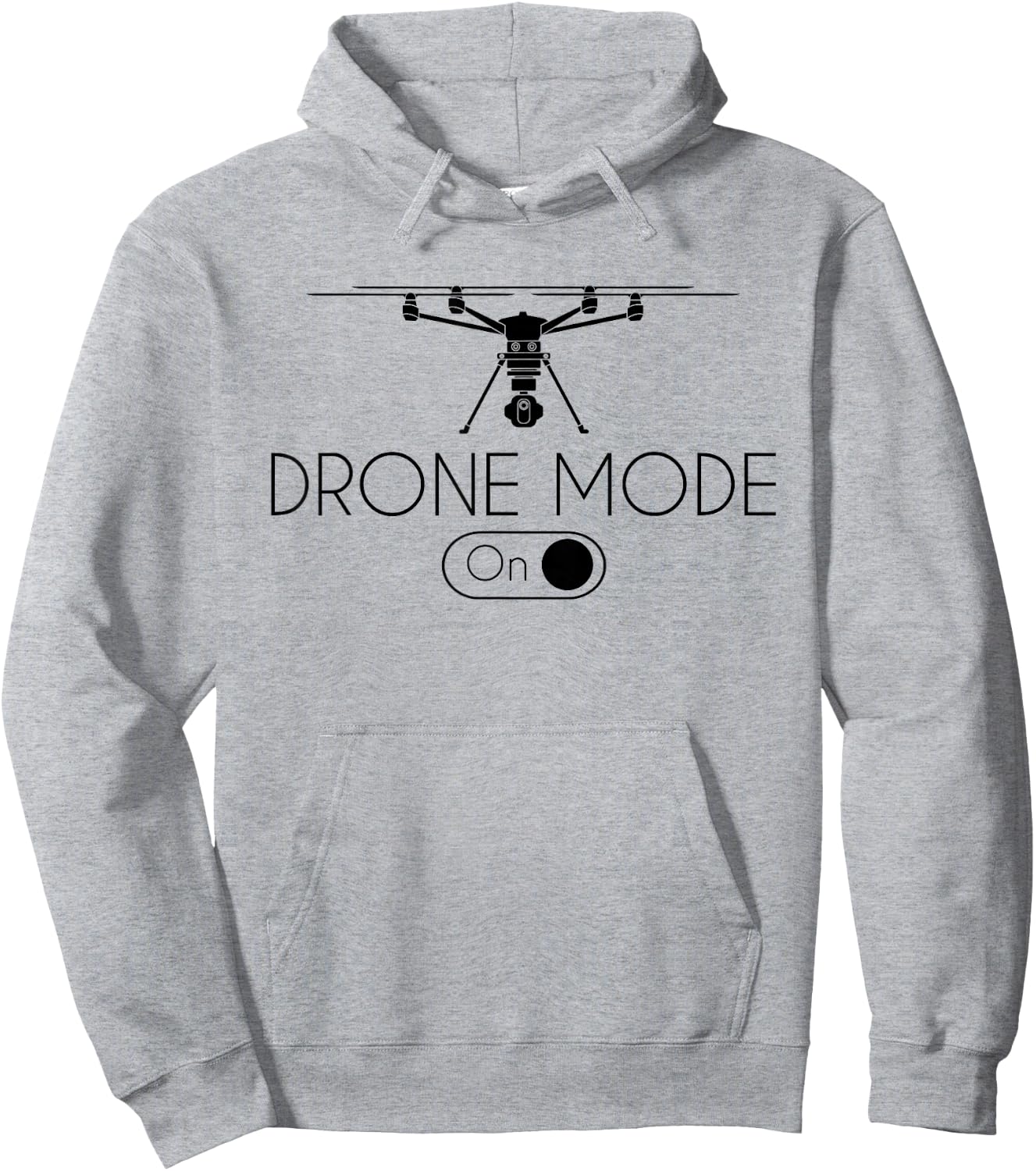 Funny Drone Pilot Gifts & Equipment Retro Vintage Grey Hoodie - Hoodie | Ash
