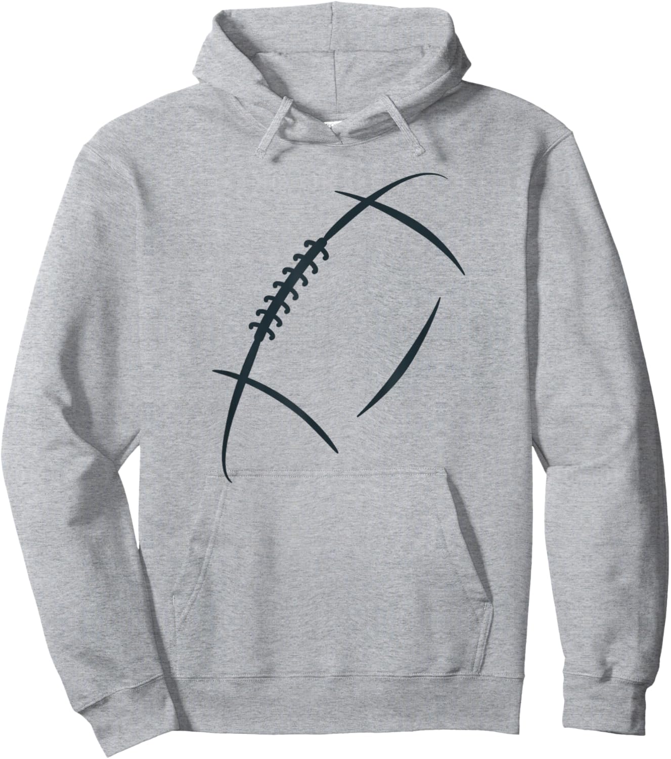 American Football Graphic, Football Hoodie - Hoodie | Ash